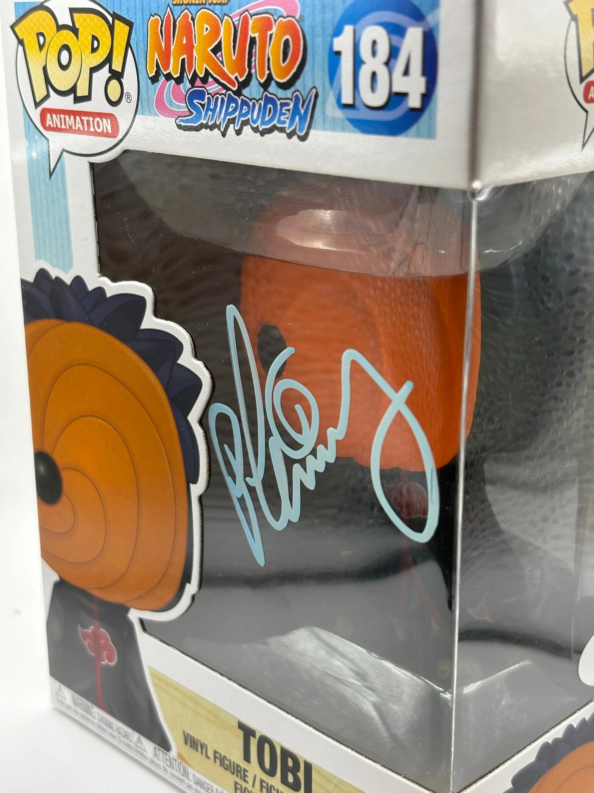Funko POP! Animation Naruto Shippuden #184 Tobi Signed JSA Certified FRENLY BRICKS - Open 7 Days