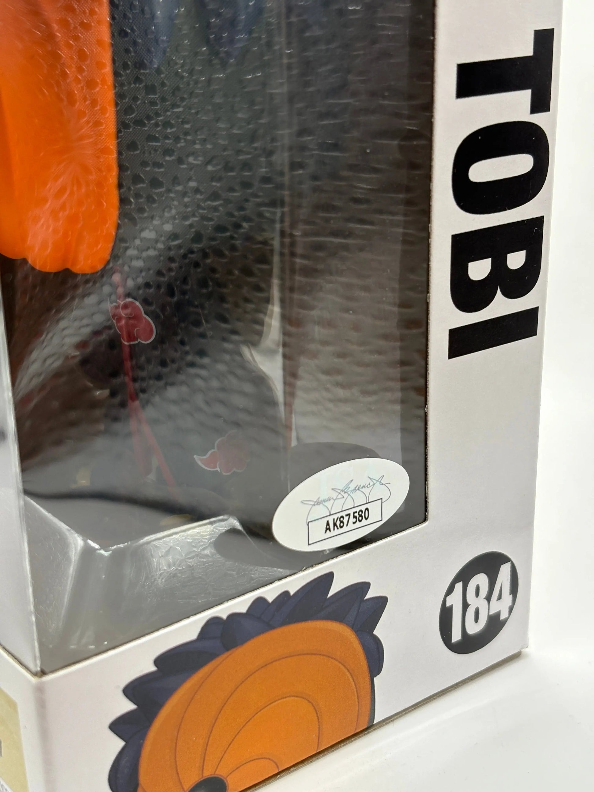 Funko POP! Animation Naruto Shippuden #184 Tobi Signed JSA Certified FRENLY BRICKS - Open 7 Days