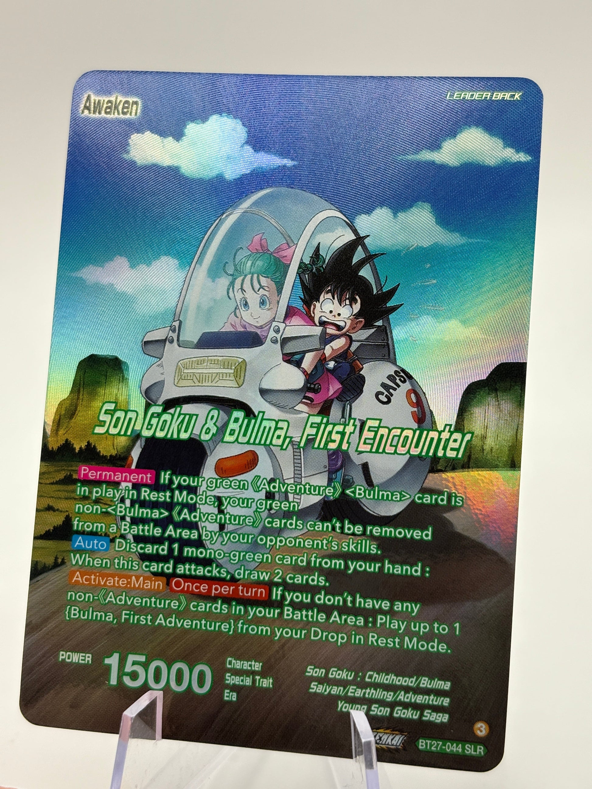 Dragon Ball Super Masters - Son Goku & Bulma, First Encounter BT27-044 SLR NM FRENLY BRICKS - Open 7 Days