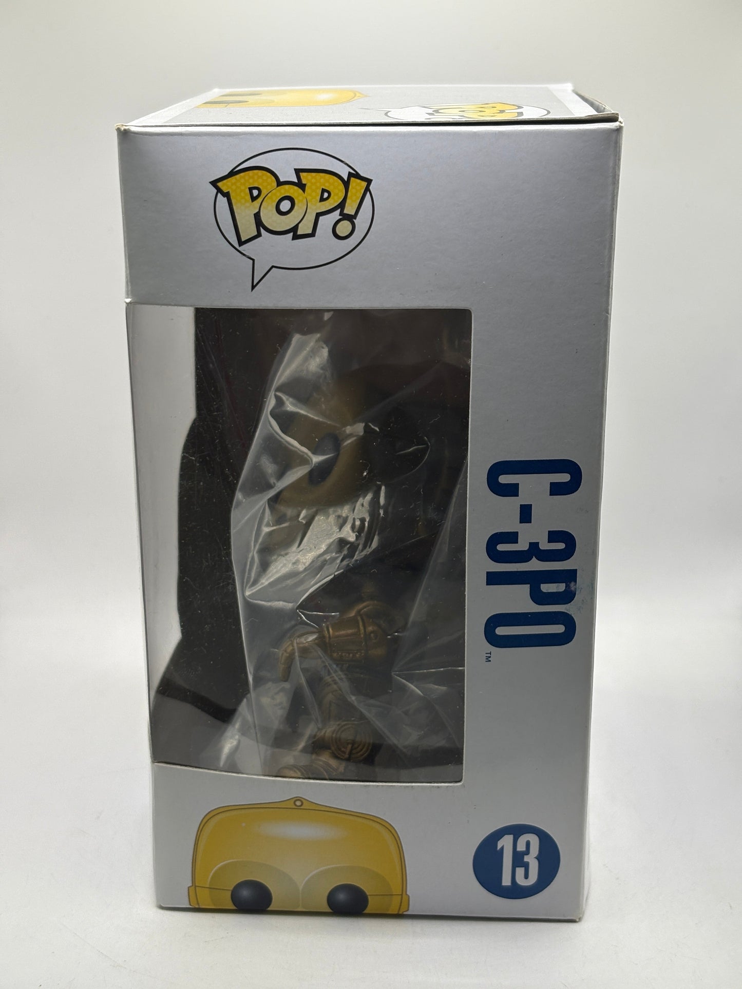 Funko POP! Star Wars #13 C-3PO Vinyl Bobble Head 2012 BIG TEXT *NO MOULD* FRENLY BRICKS - Open 7 Days