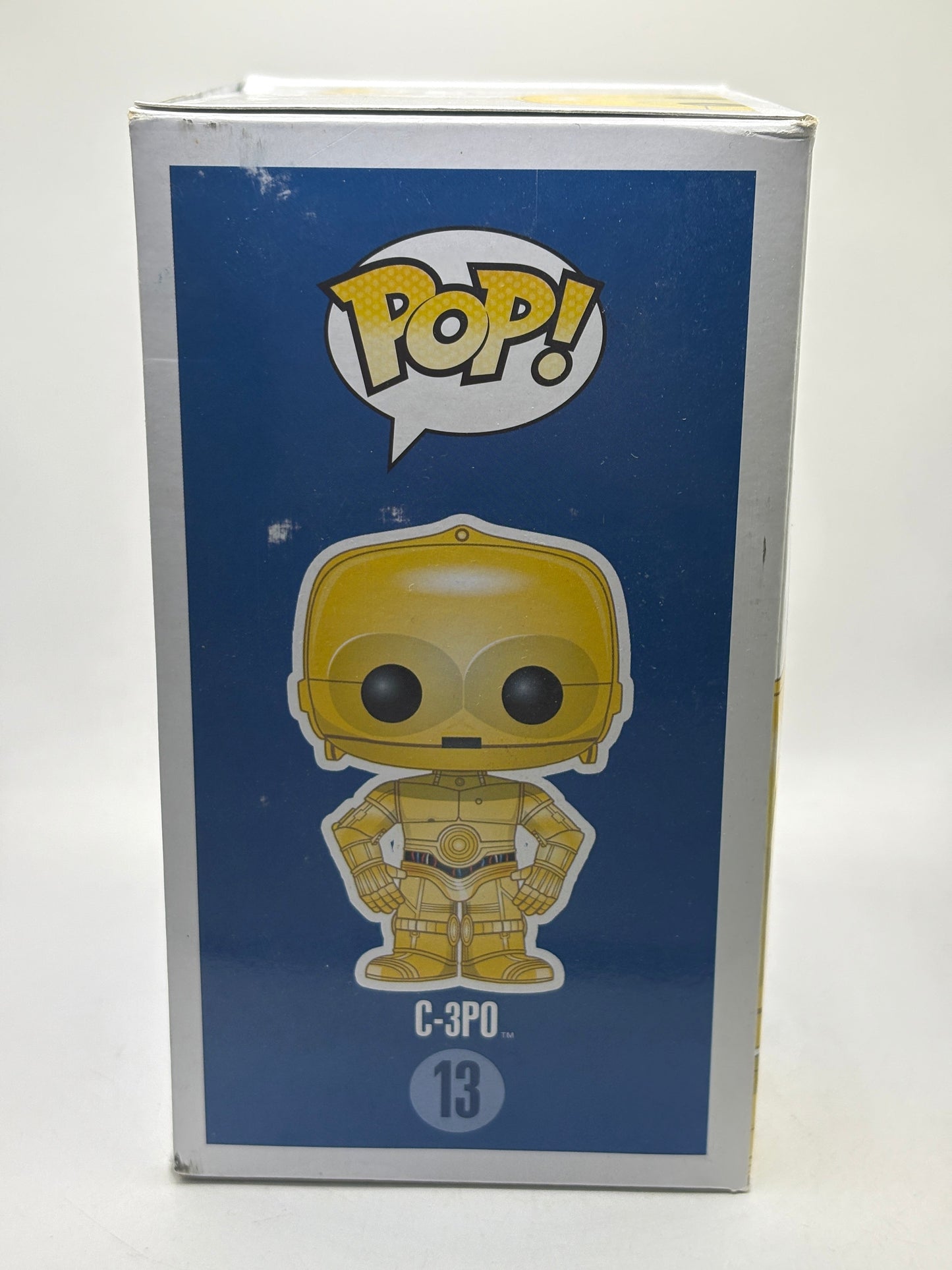 Funko POP! Star Wars #13 C-3PO Vinyl Bobble Head 2012 BIG TEXT *NO MOULD* FRENLY BRICKS - Open 7 Days