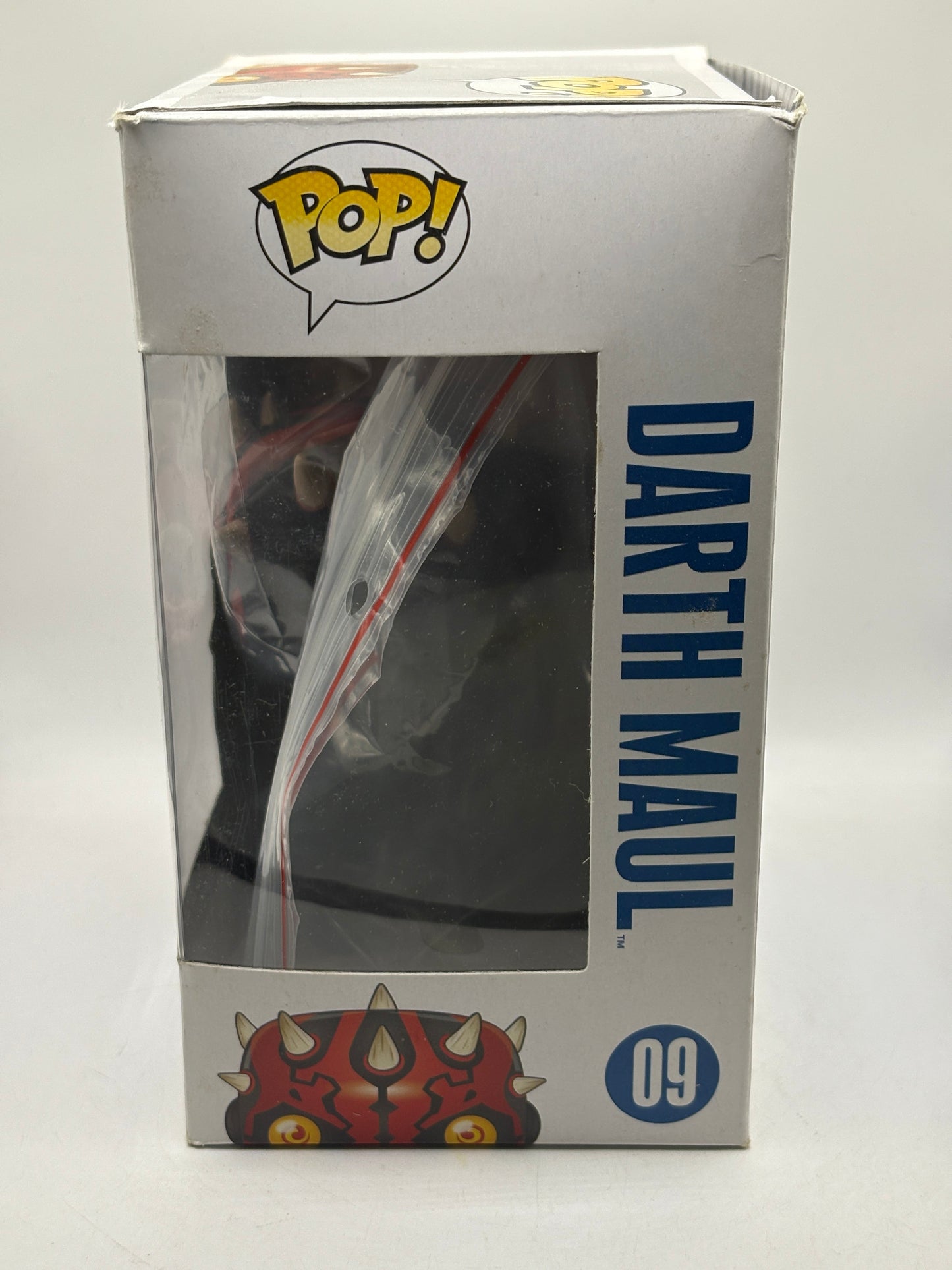 Funko POP! Star Wars #09 Darth Maul 2012 BIG TEXT *NO MOULD* FRENLY BRICKS - Open 7 Days