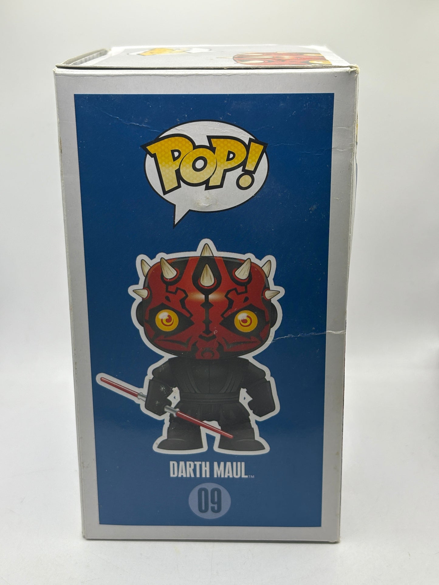 Funko POP! Star Wars #09 Darth Maul 2012 BIG TEXT *NO MOULD* FRENLY BRICKS - Open 7 Days