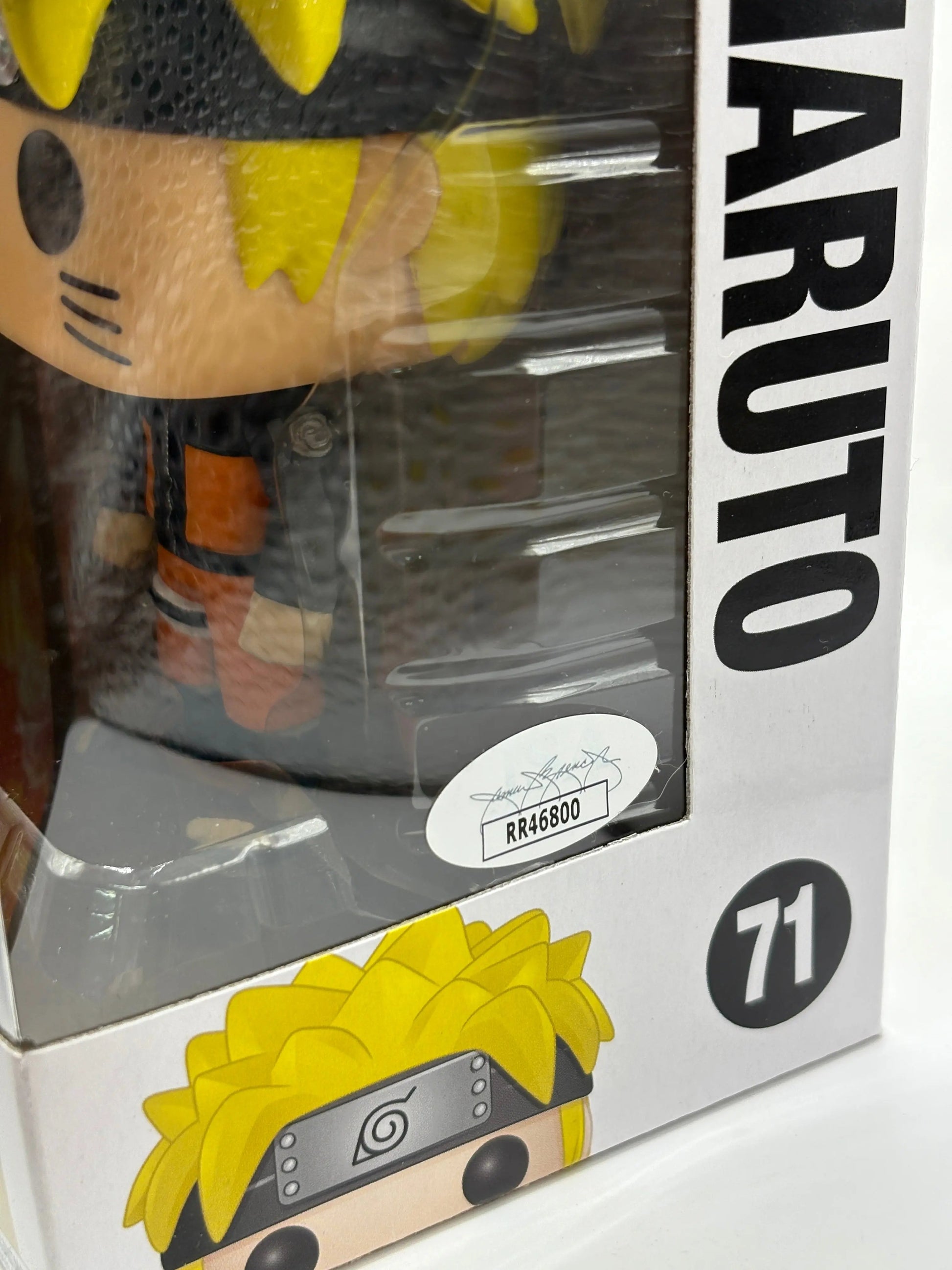 Funko POP! Naruto Shippuden #71 Naruto Signed JSA Certification FRENLY BRICKS - Open 7 Days