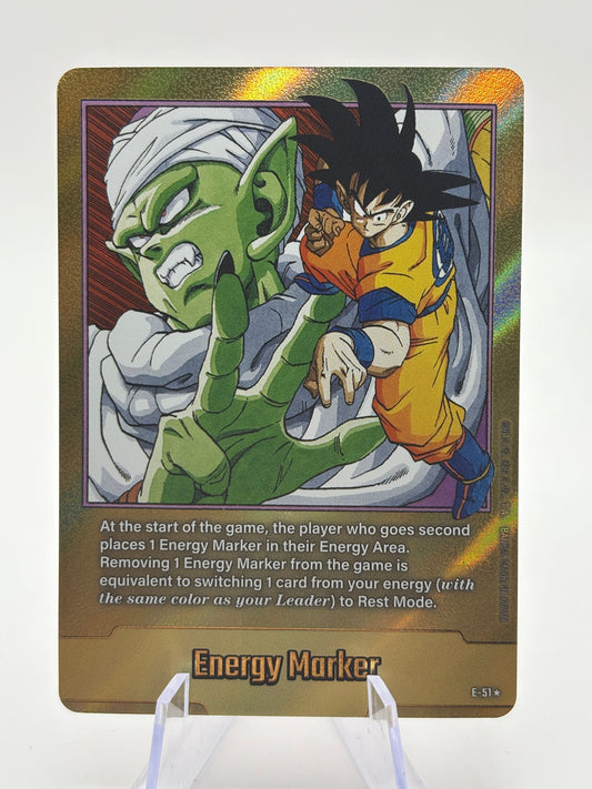 Dragon Ball Super Fusion World - Gold Energy Marker E-51 Alt Art NM FRENLY BRICKS - Open 7 Days