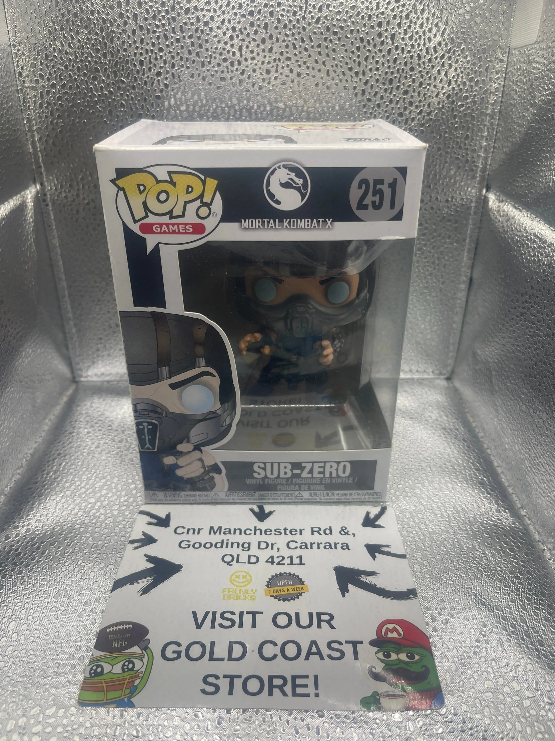Funko Pop! Vinyl: Mortal Kombat - Sub-Zero #251 FRENLY BRICKS - Open 7 Days