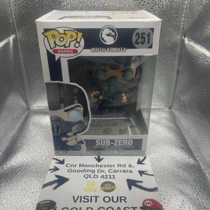 Funko Pop! Vinyl: Mortal Kombat - Sub-Zero #251 FRENLY BRICKS - Open 7 Days