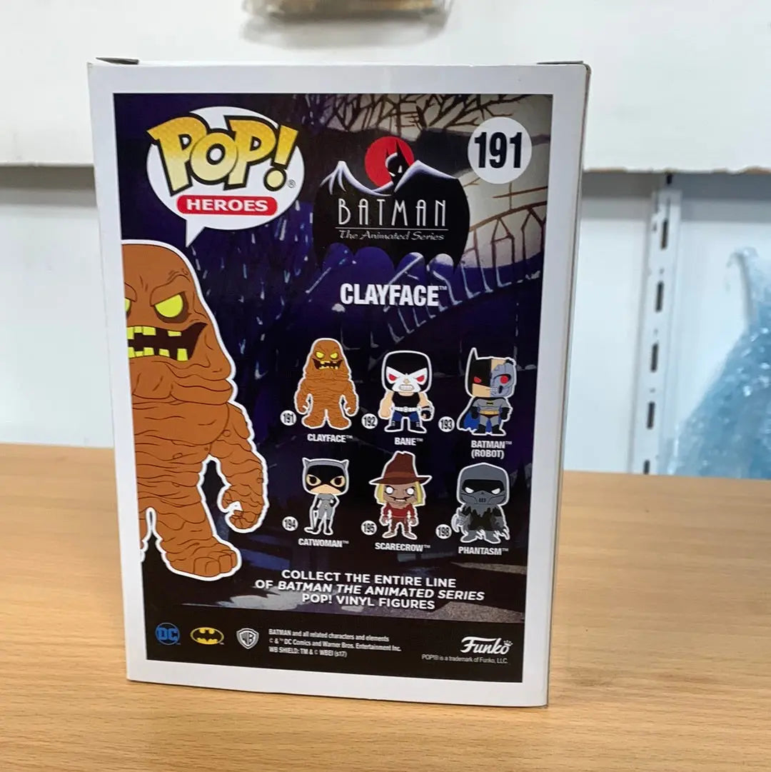 Funko POP! Heroes Batman Animated Series Clayface #191 Vinyl Figure DC Comics FRENLY BRICKS - Open 7 Days