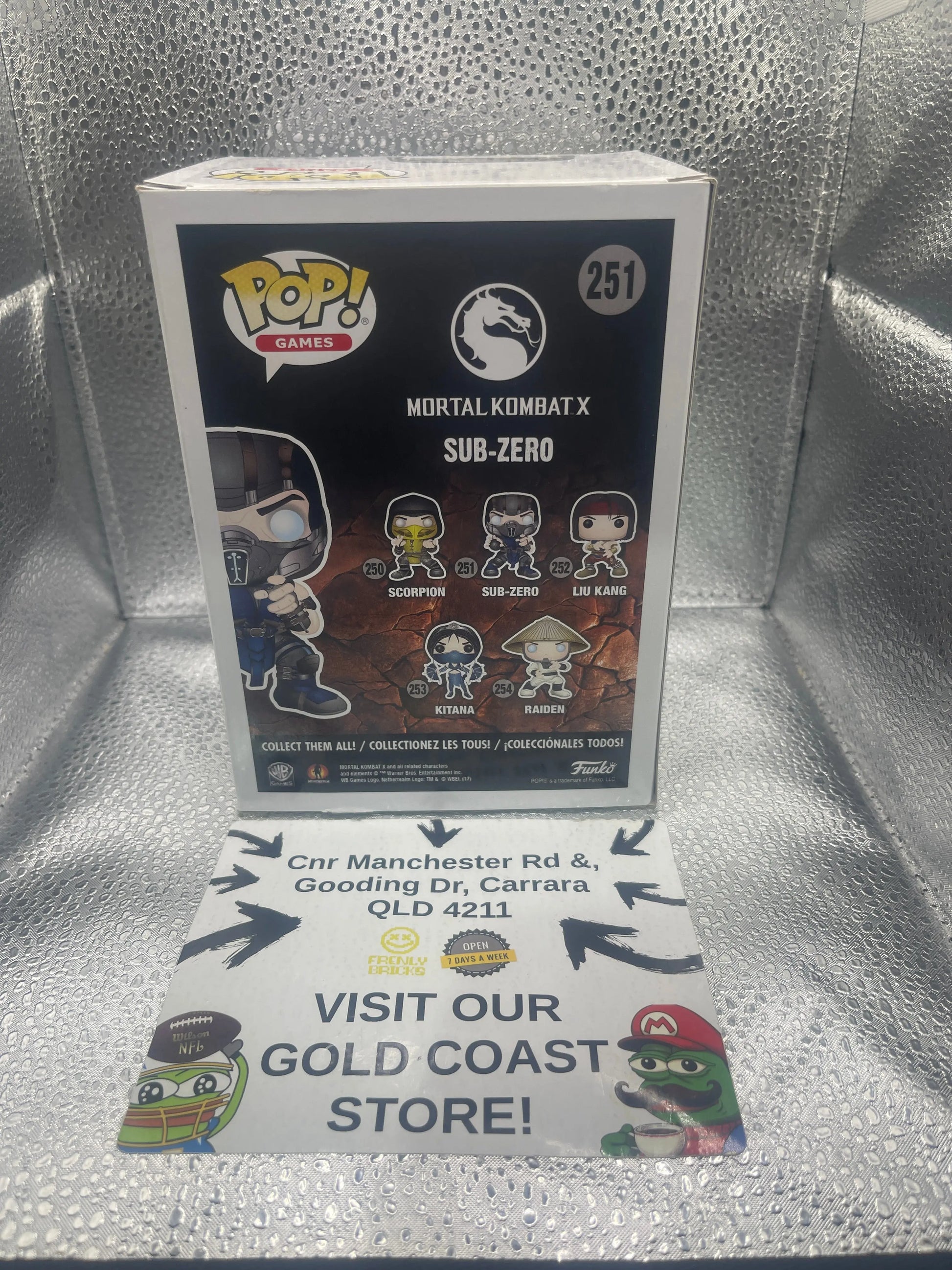 Funko Pop! Vinyl: Mortal Kombat - Sub-Zero #251 FRENLY BRICKS - Open 7 Days