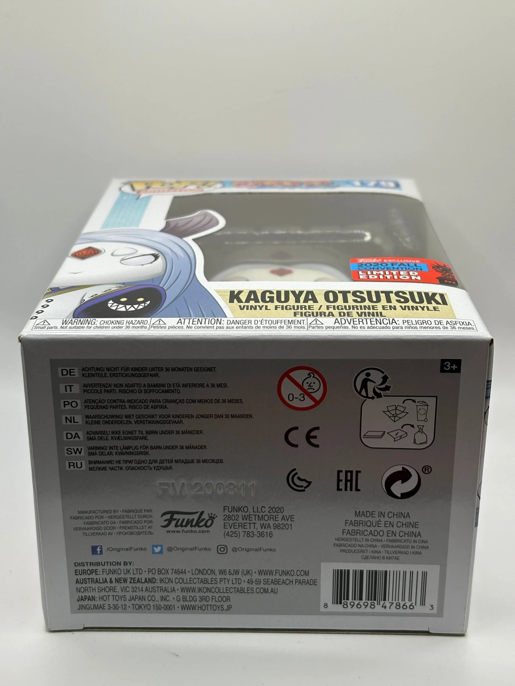 Funko POP! Animation Naruto Shippuden #179 Kaguya Otsutsuki 2020 Fall FRENLY BRICKS - Open 7 Days