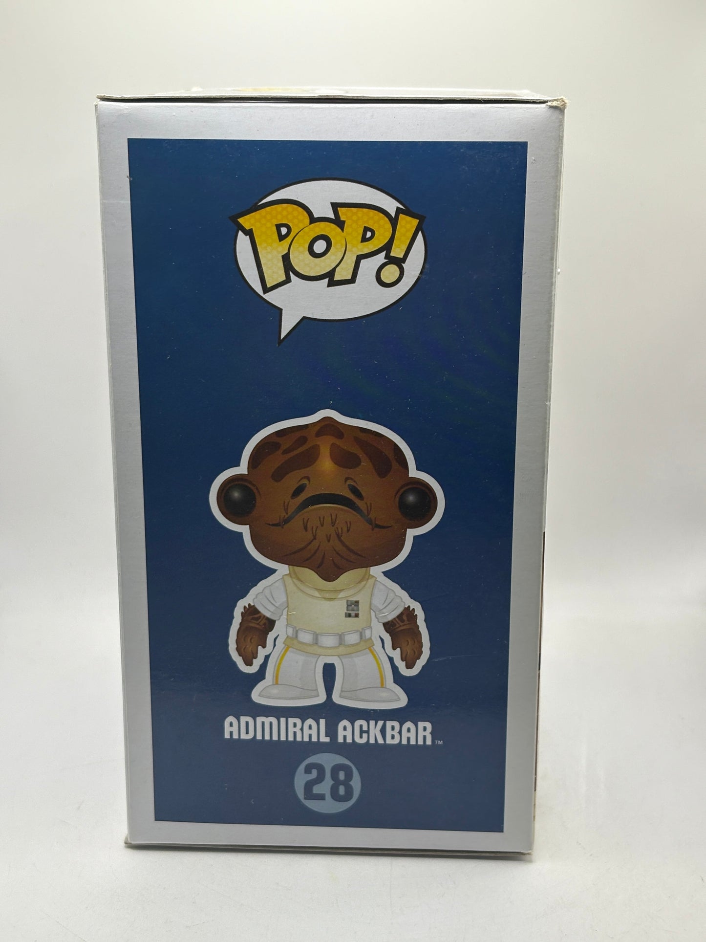 Funko POP! Star Wars #28 Admiral Ackbar 2013 *NO MOULD* FRENLY BRICKS - Open 7 Days