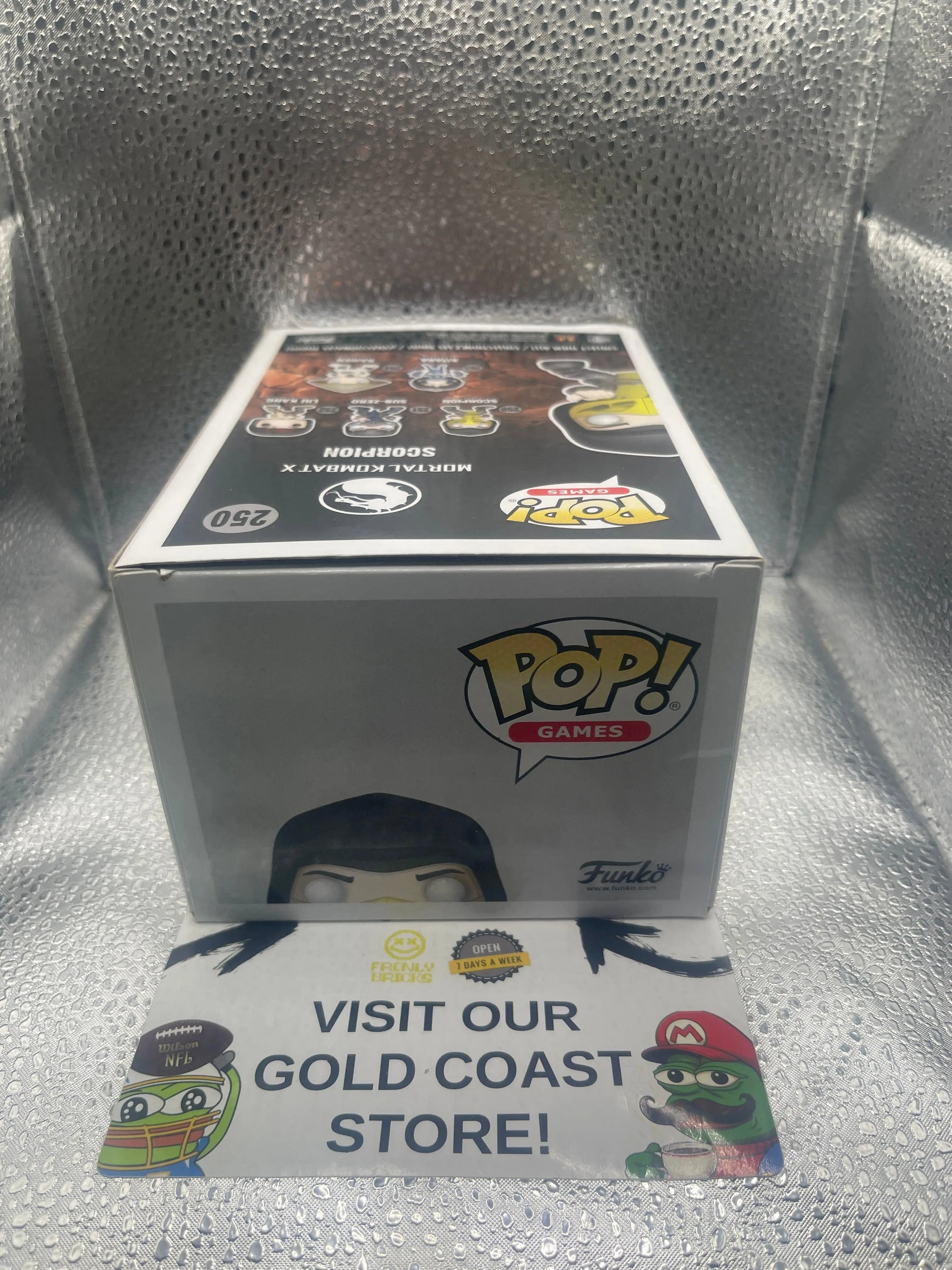 Funko Pop Games Mortal Kombat Scorpion #250 FRENLY BRICKS - Open 7 Days
