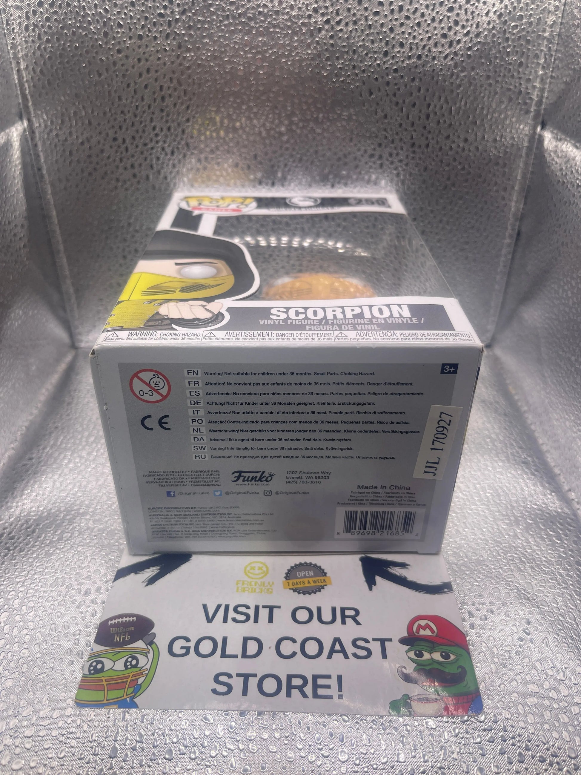 Funko Pop Games Mortal Kombat Scorpion #250 FRENLY BRICKS - Open 7 Days