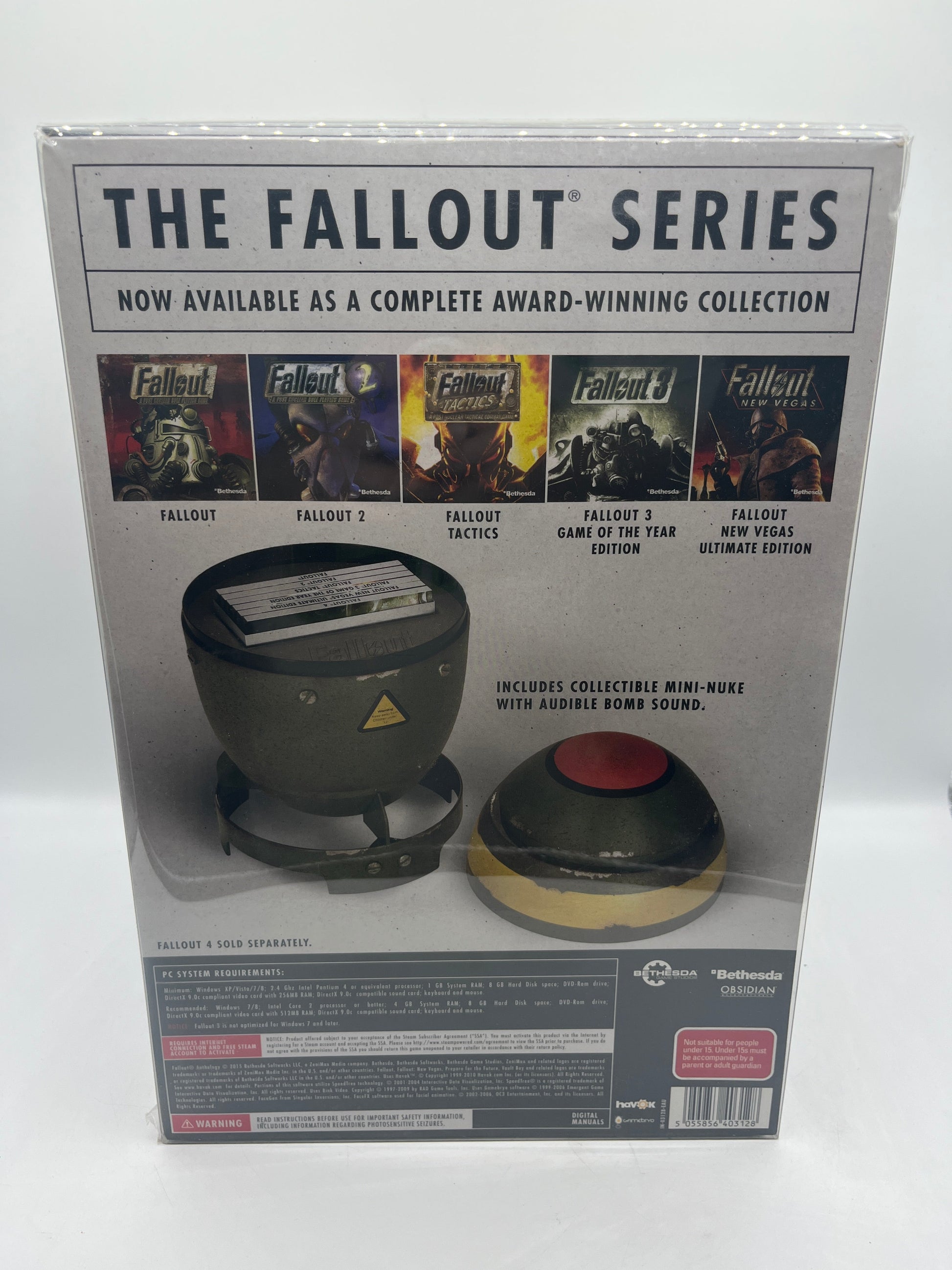 Fallout Anthology Mini Nuke Complete Game Collection opened +combinedshipping FRENLY BRICKS - Open 7 Days