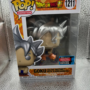 Funko POP - Animation - Dragon Ball Super - Goku (Ultra Instinct with Kamehameha) 2022 Fall Convention Exclusive FRENLY BRICKS - Open 7 Days