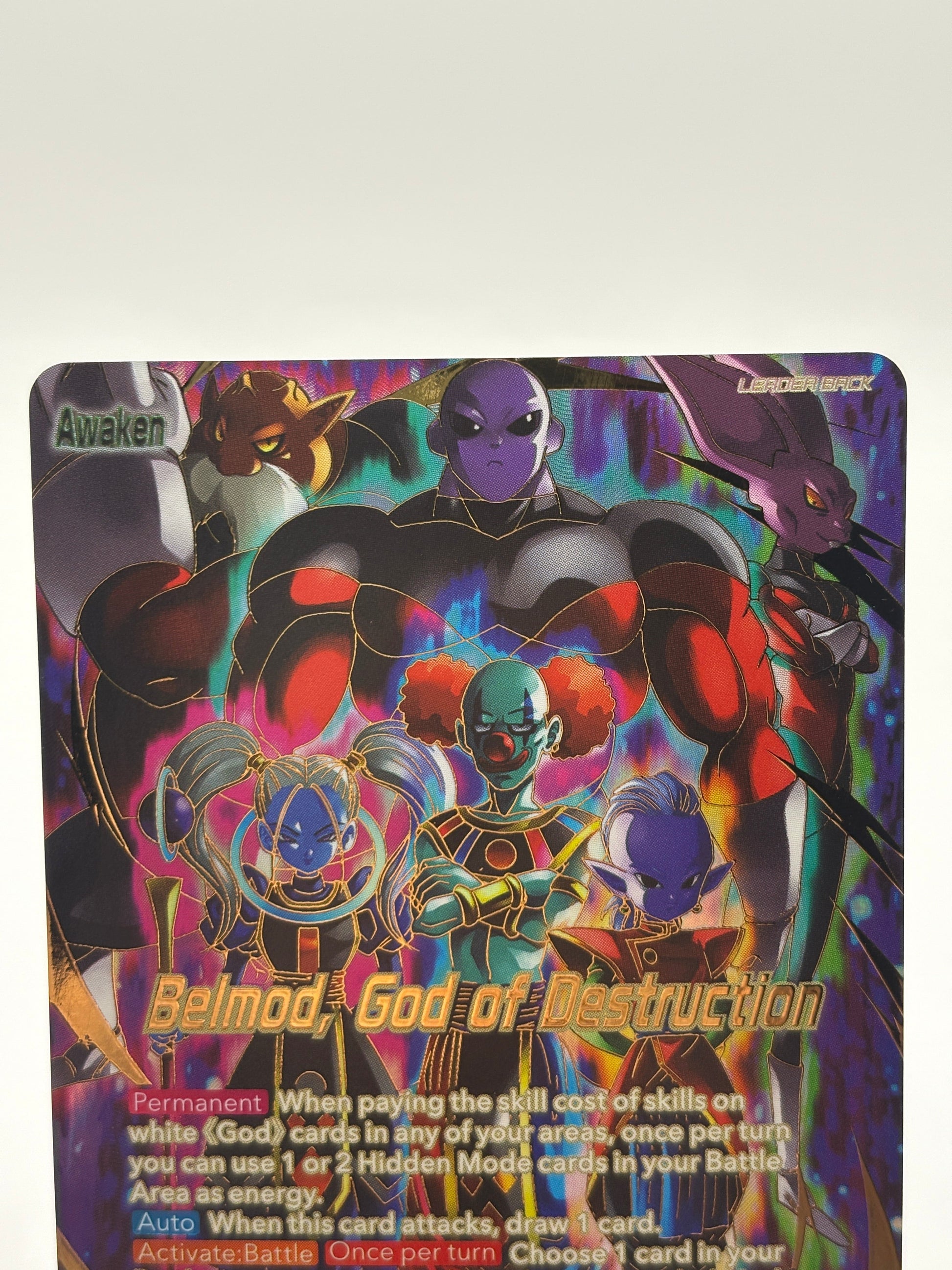 Dragon Ball Super Masters - Belmod, God of Destruction BT28-106 SLR NM FRENLY BRICKS - Open 7 Days