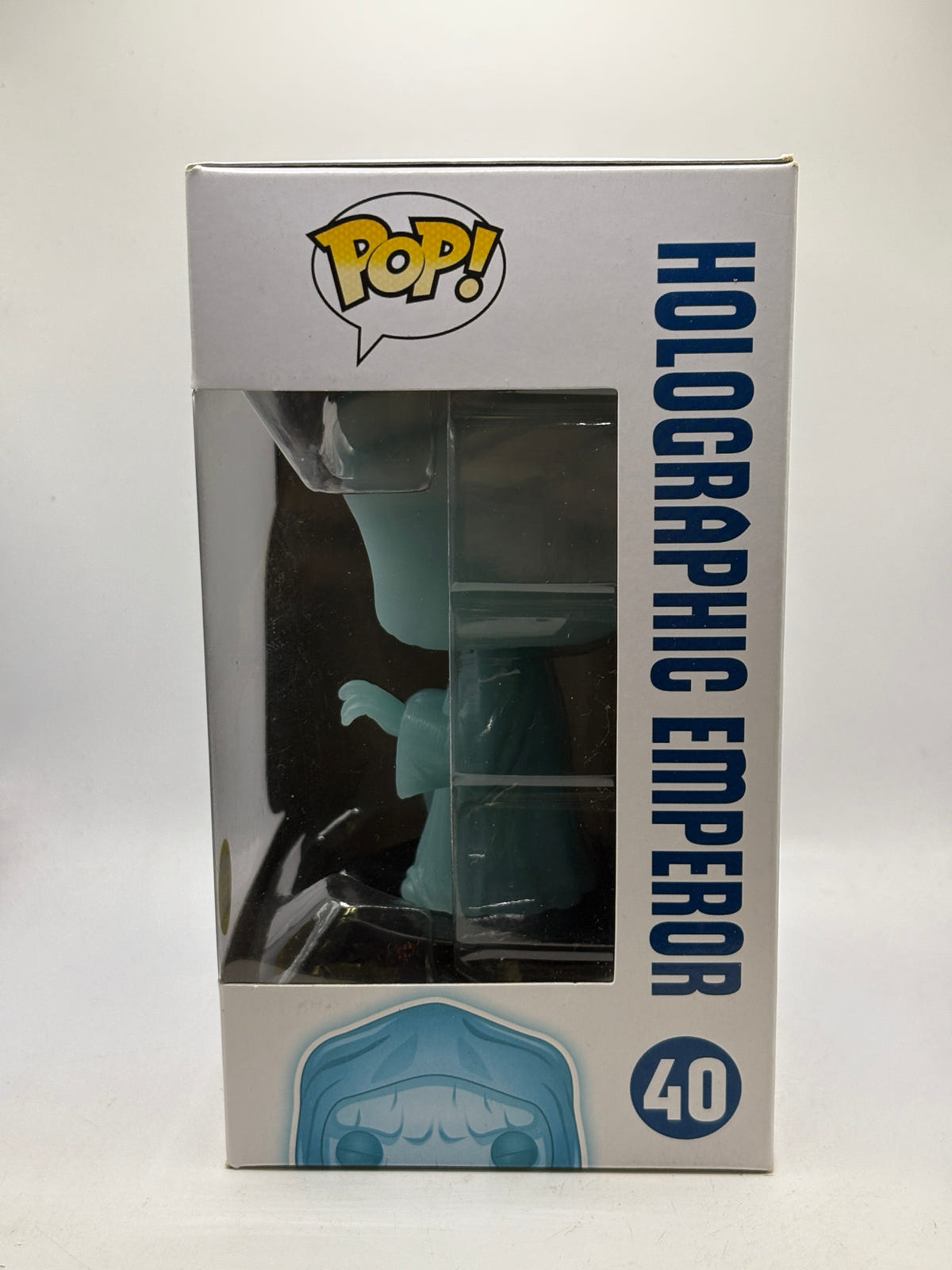 Funko POP! Star Wars #40 Holographic Emperor Vinyl Bobble-Head Glow image 2
