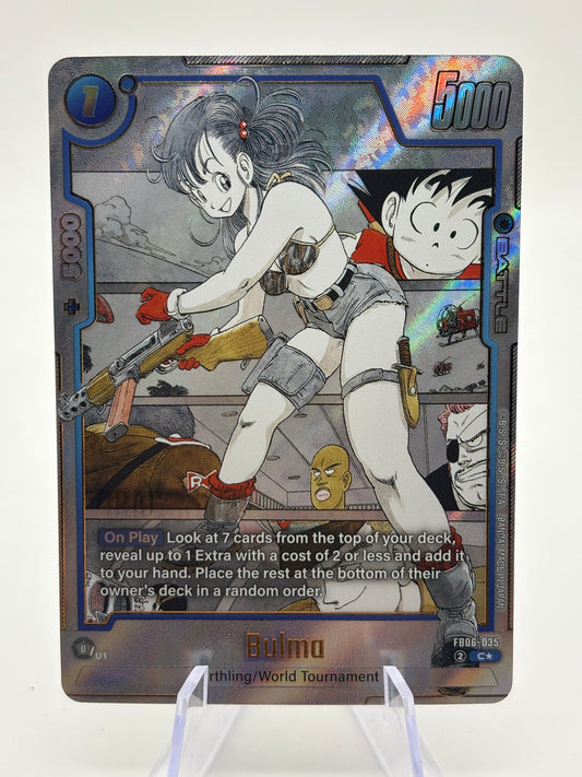 Dragon Ball Super Fusion World - Bulma FB06-035 Manga Common Alt Art NM (1) FRENLY BRICKS - Open 7 Days