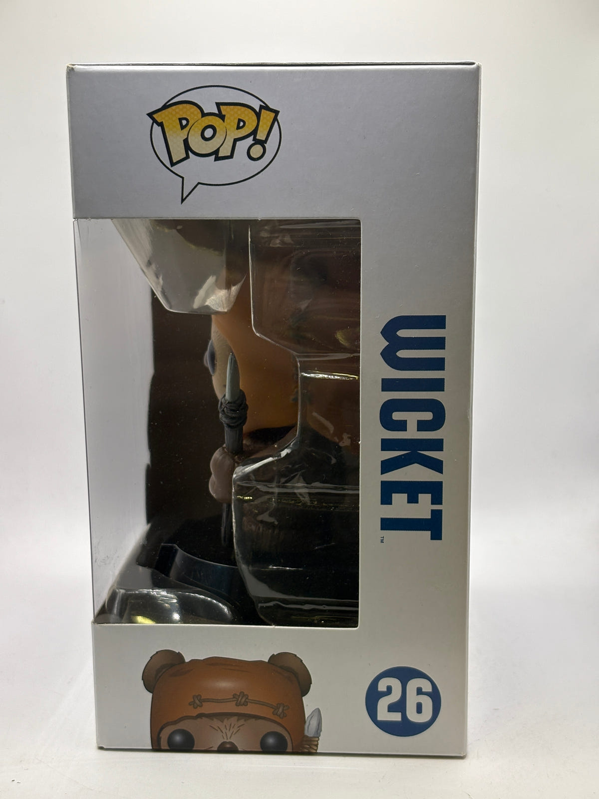 Funko POP! Star Wars #26 Wickett Vinyl Bobble-Head Blue Box image 2
