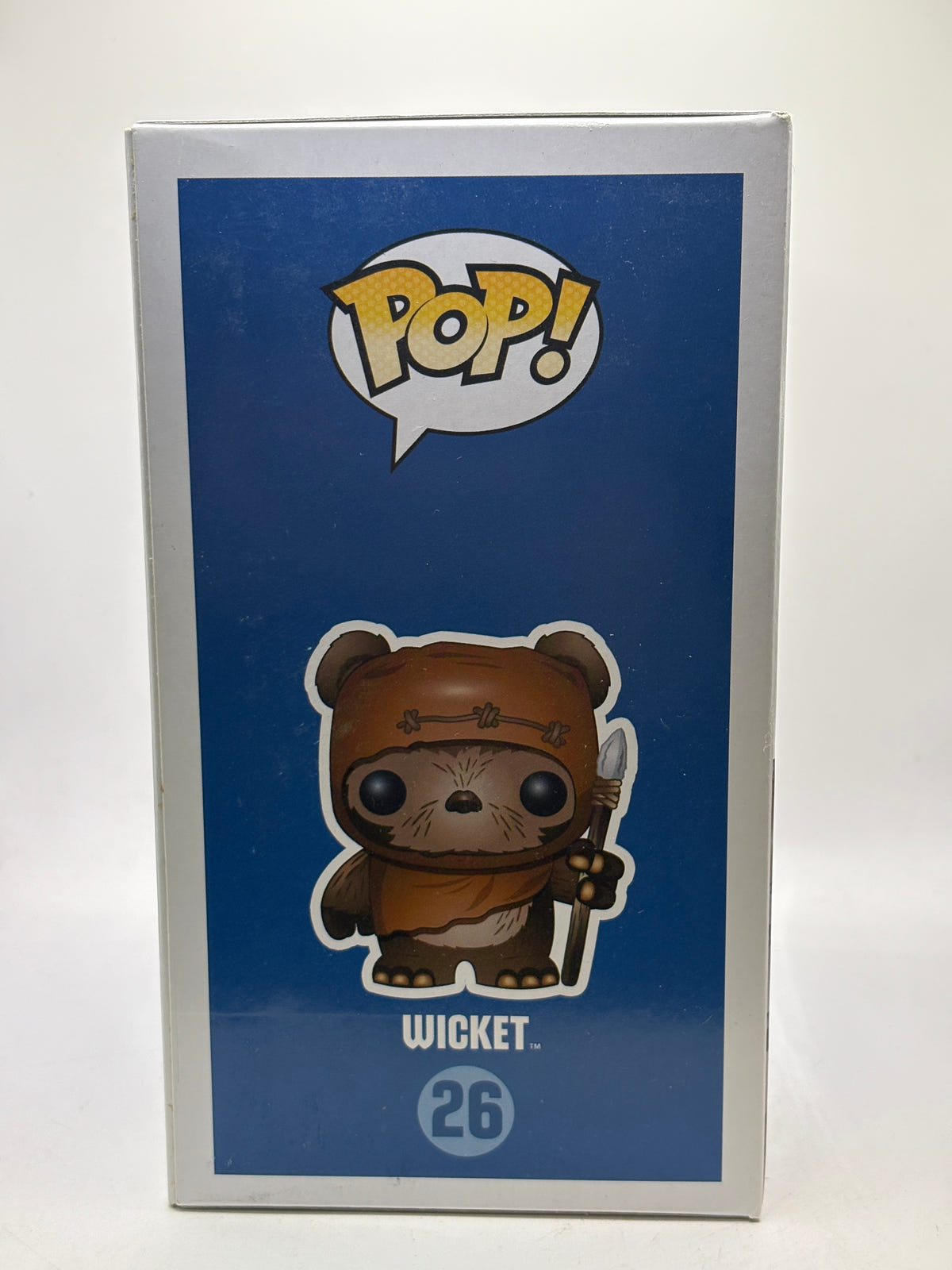 Funko POP! Star Wars #26 Wickett Vinyl Bobble-Head Blue Box image 4