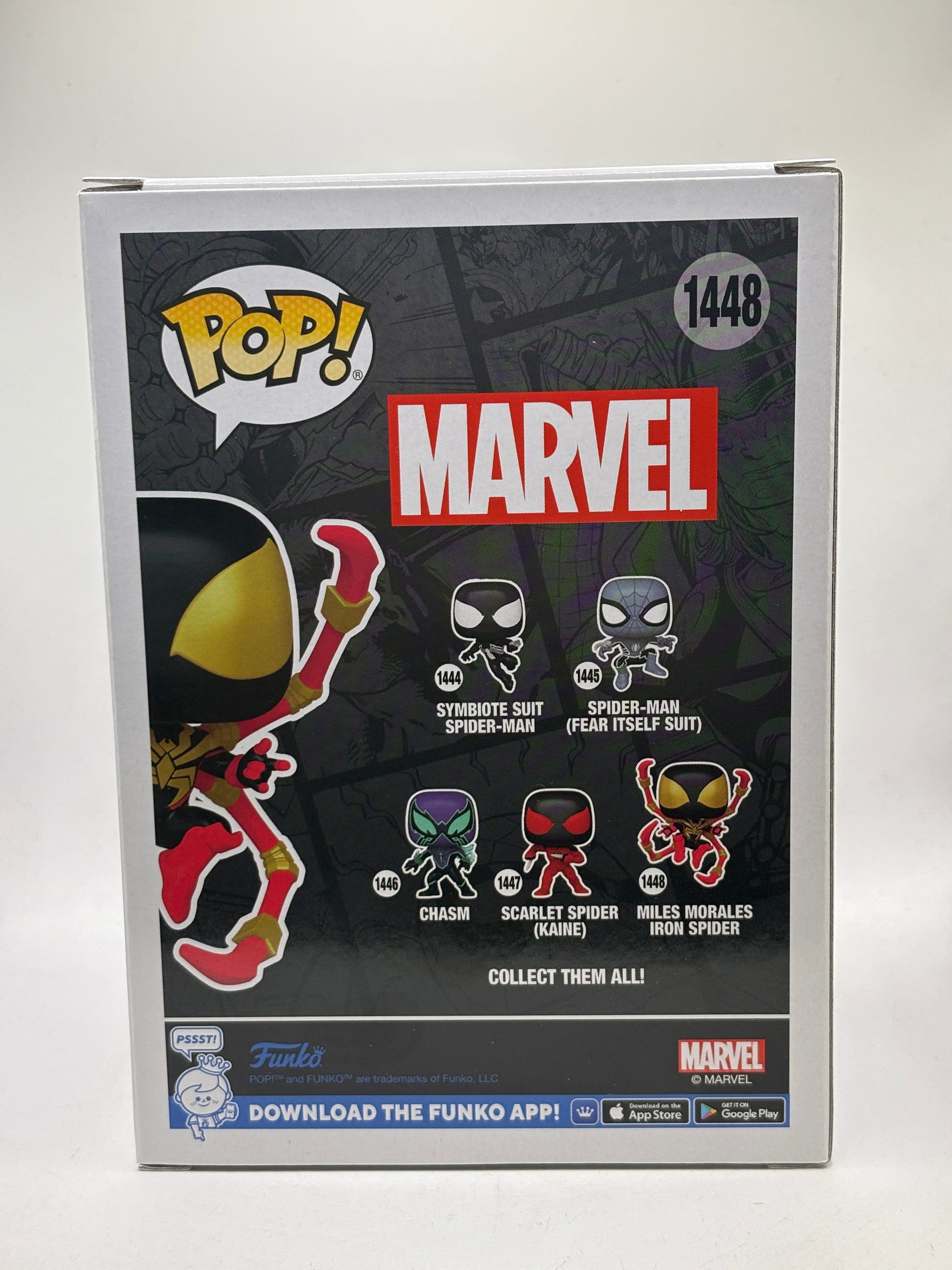 Funko POP! Marvel #1448 Miles Morales Iron Spider Vinyl Figure image 3