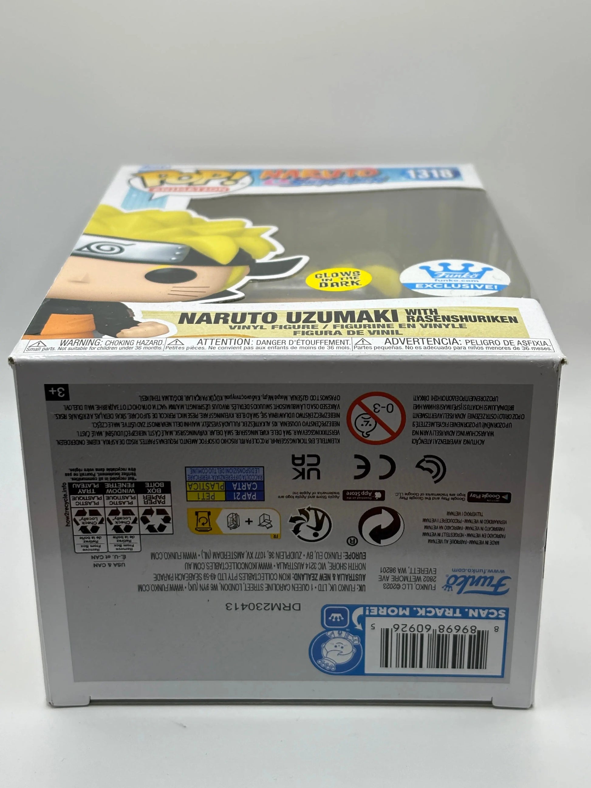 Funko POP! Animation Naruto Shippuden #1318 Naruto Uzumaki Glow Funko Exclusive FRENLY BRICKS - Open 7 Days