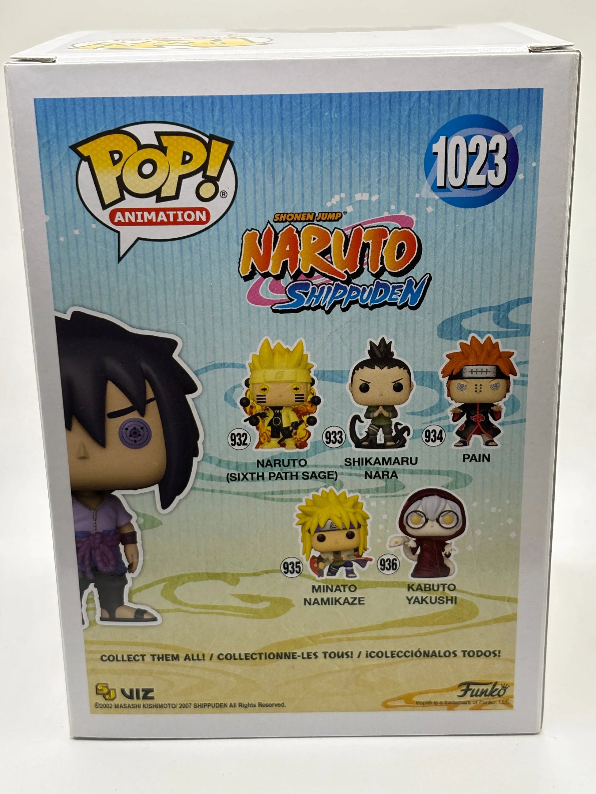 Funko POP! Animation Naruto Shippuden #1023 Sasuke Rinnegan AAA Exclusive FRENLY BRICKS - Open 7 Days