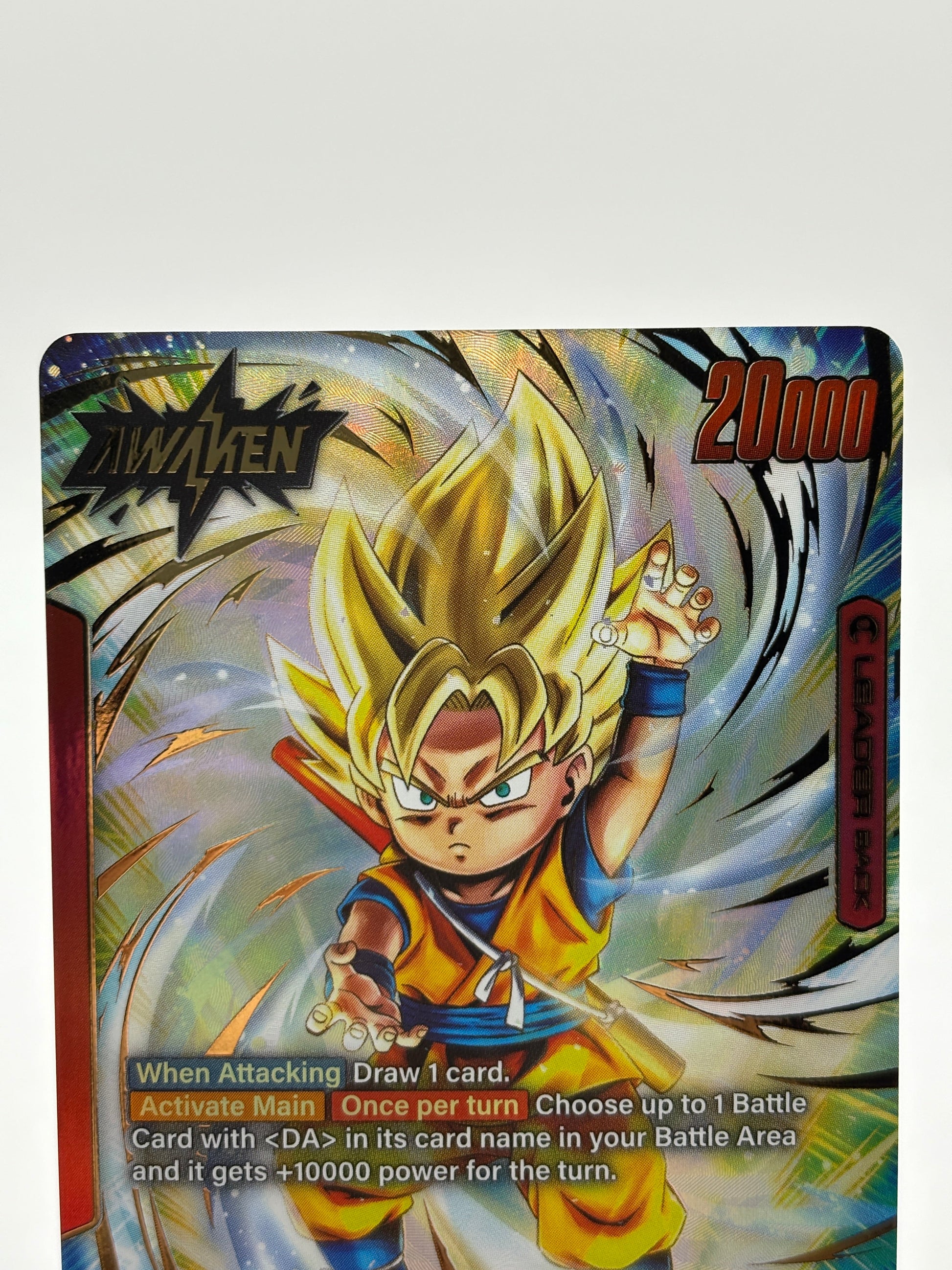 Dragon Ball Super Fusion World - Son Goku (Mini) : DA FB05-001 Leader Alt Art FRENLY BRICKS - Open 7 Days
