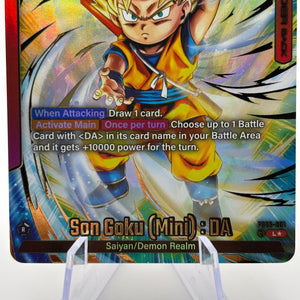 Dragon Ball Super Fusion World - Son Goku (Mini) : DA FB05-001 Leader Alt Art FRENLY BRICKS - Open 7 Days