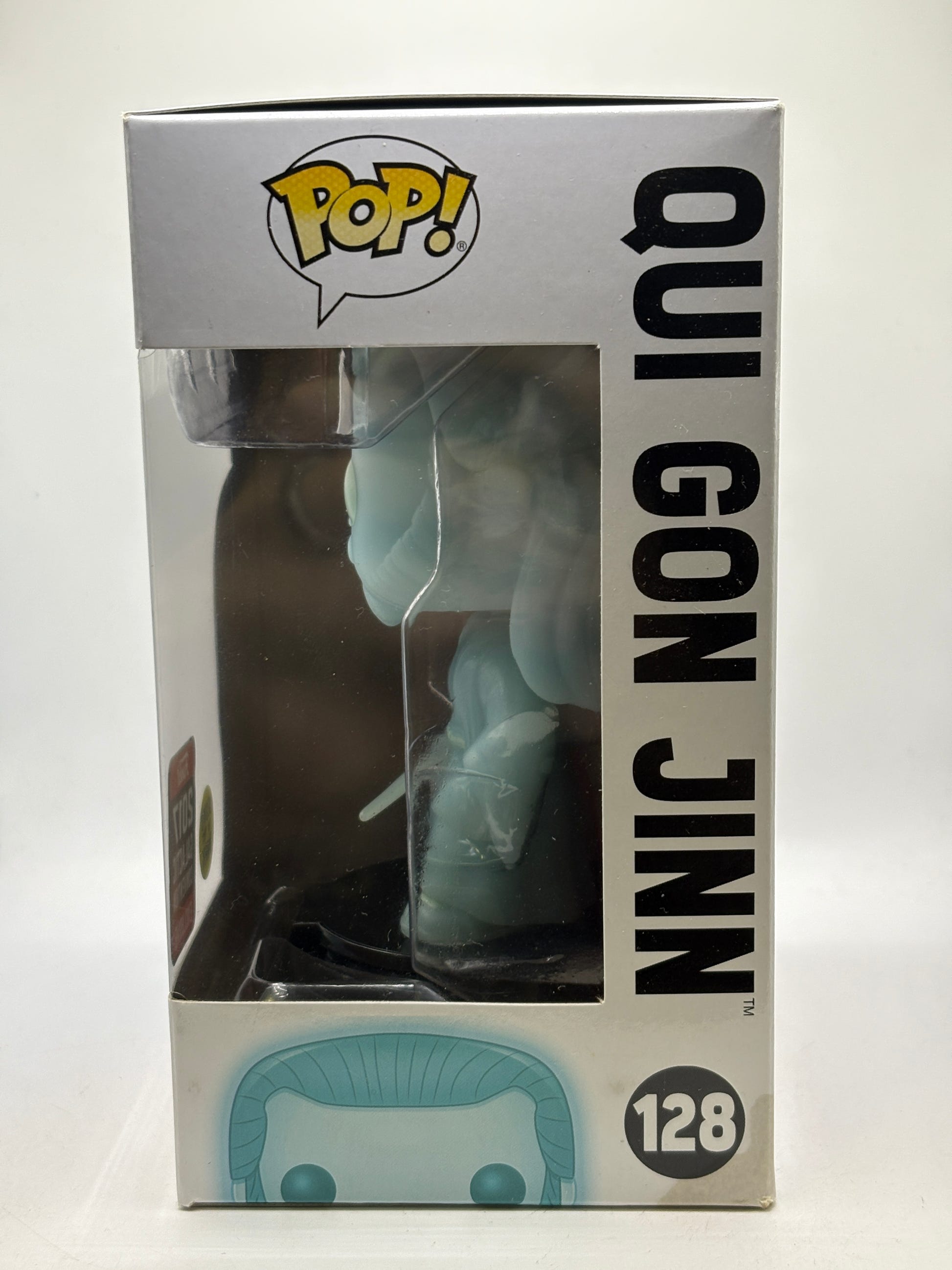 Funko POP! Star Wars #128 Qui Gon Jinn 2017 Galactic Convention Glow (2) image 2