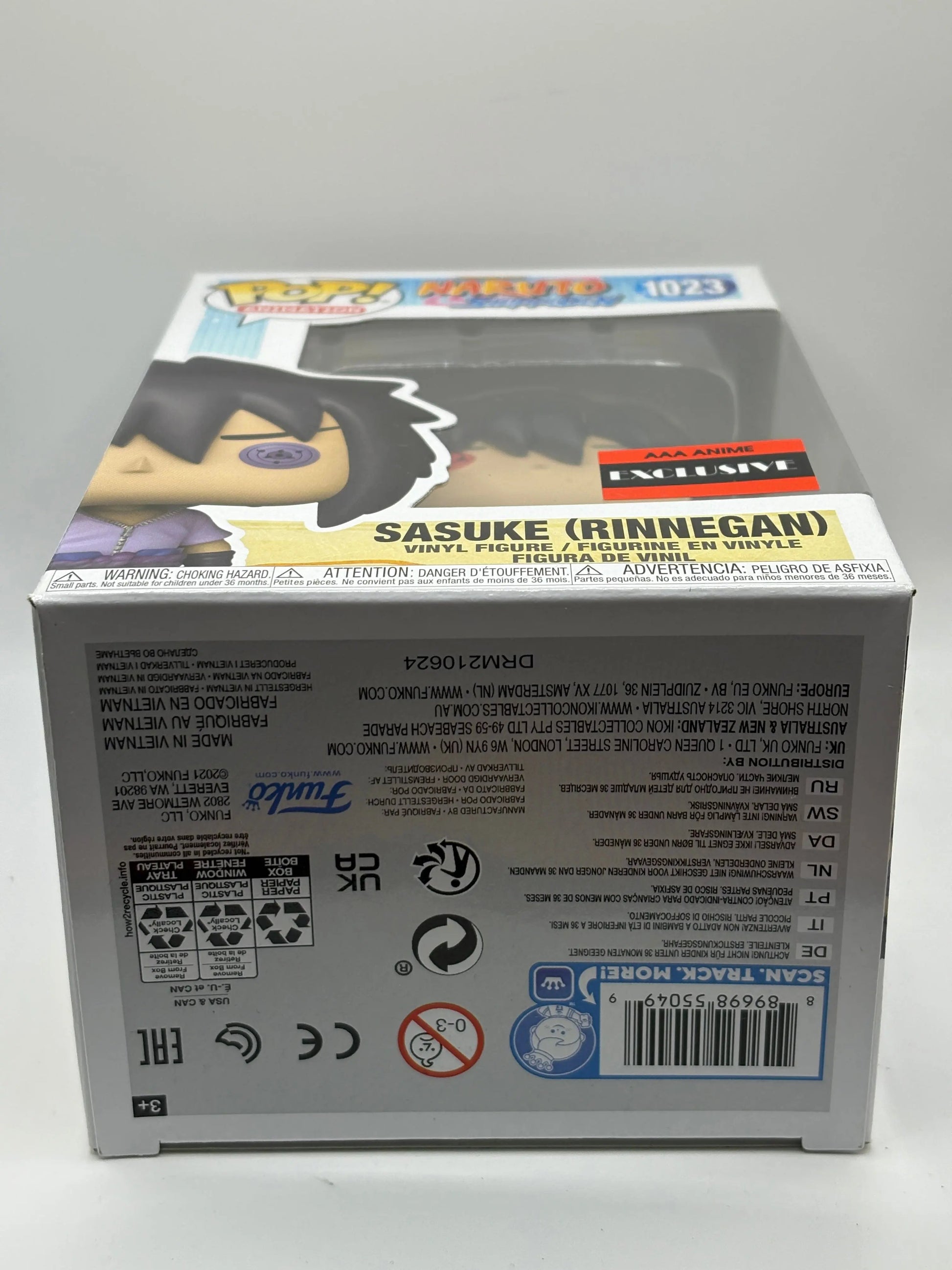 Funko POP! Animation Naruto Shippuden #1023 Sasuke Rinnegan AAA Exclusive FRENLY BRICKS - Open 7 Days
