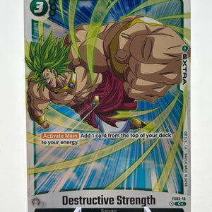 Dragon Ball Super Fusion World - Destructive Strength FS03-16 C Alt Art FRENLY BRICKS - Open 7 Days