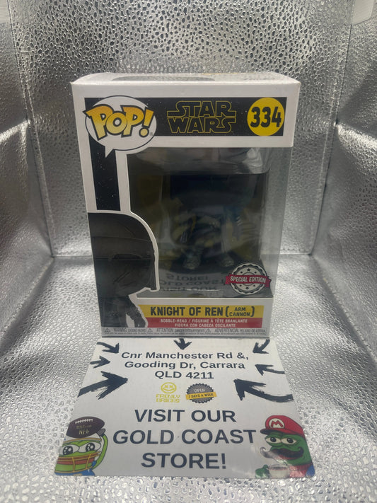 Star Wars - Knight Of Ren (Arm Cannon) Special Edition Pop! Vinyl Figure #334 FRENLY BRICKS - Open 7 Days