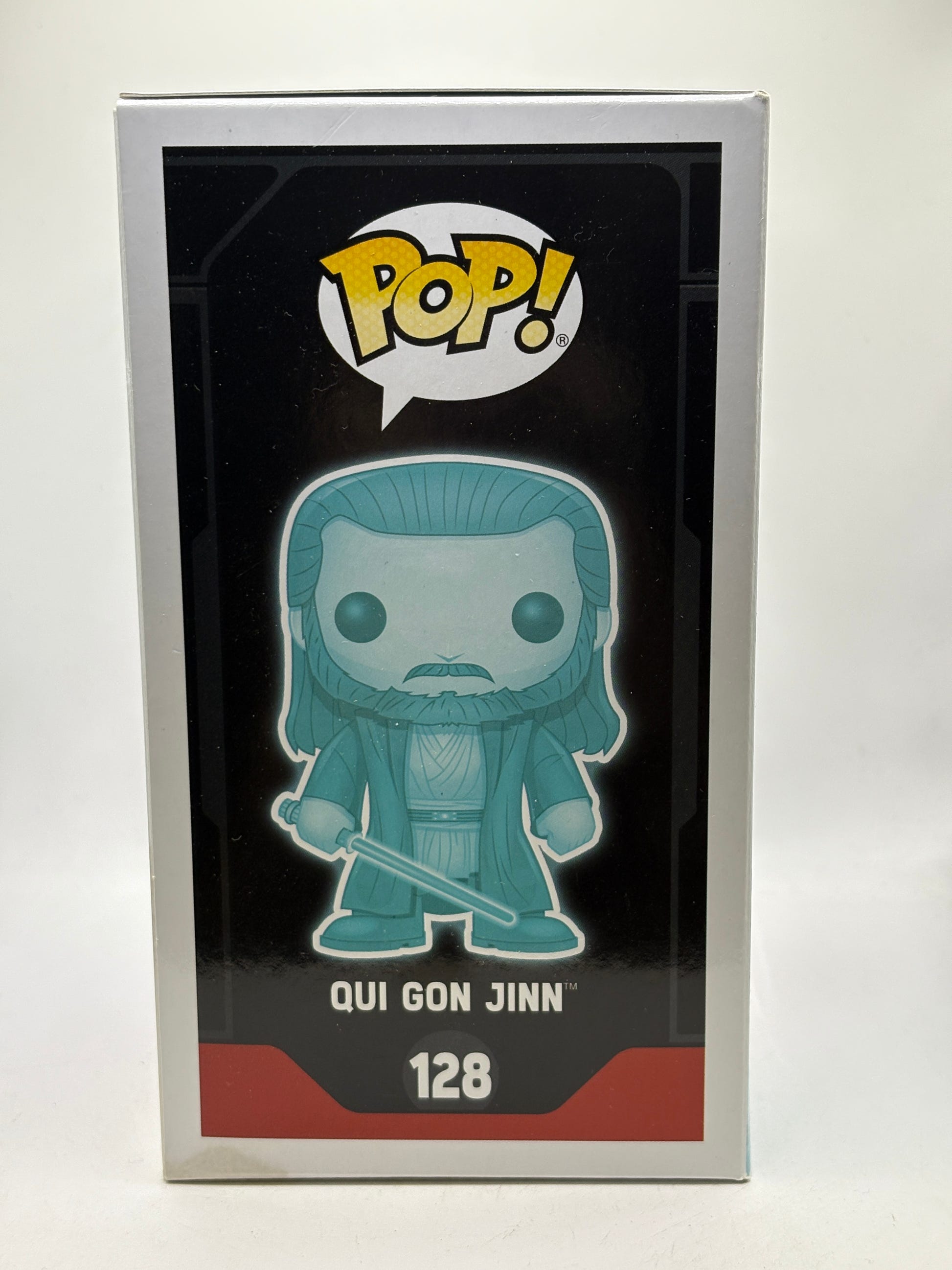 Funko POP! Star Wars #128 Qui Gon Jinn 2017 Galactic Convention Glow (2) image 4