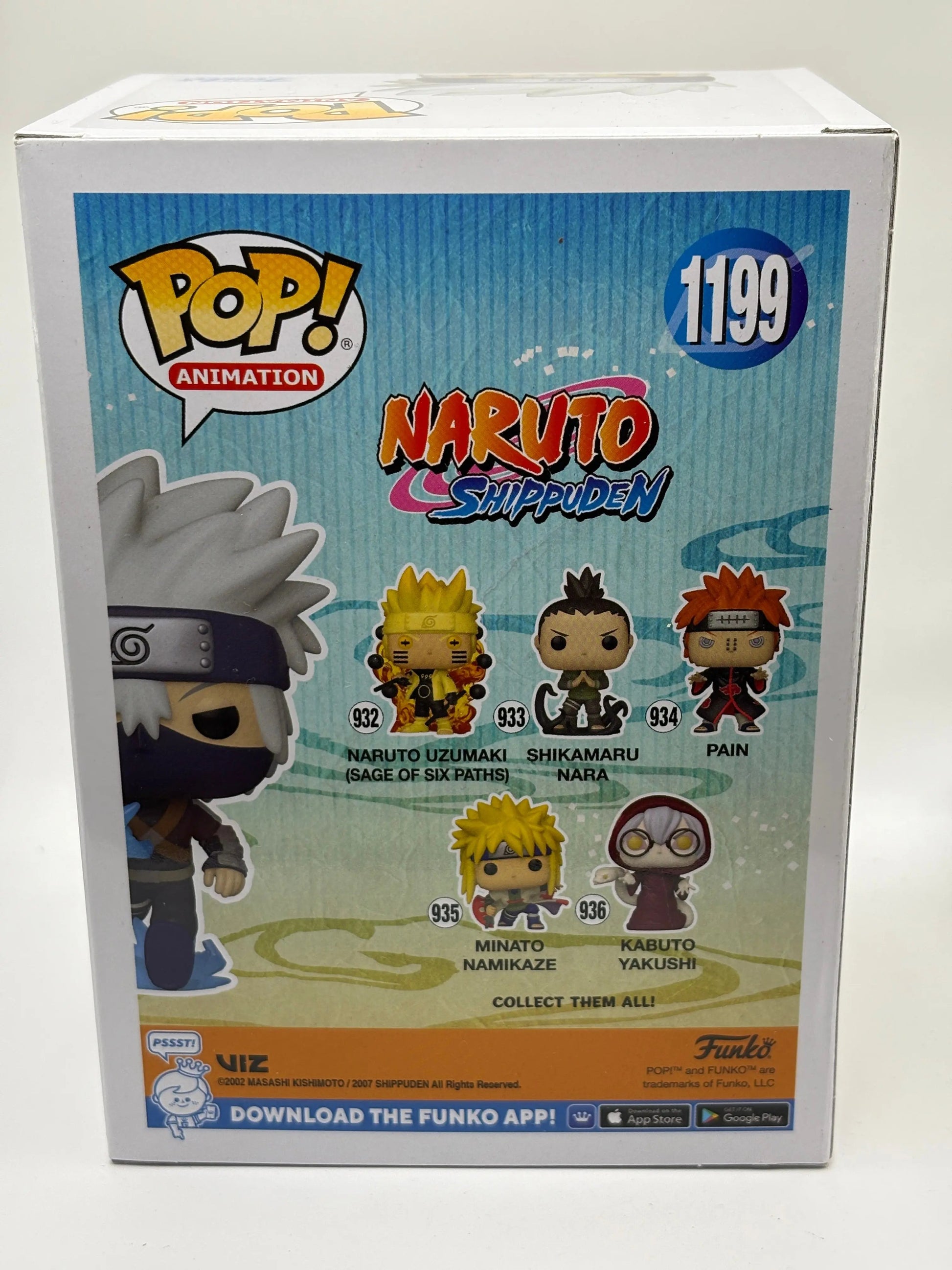 Funko POP! Animation Naruto Shippuden #1199 Kakashi Hatake AAA Exclusive FRENLY BRICKS - Open 7 Days