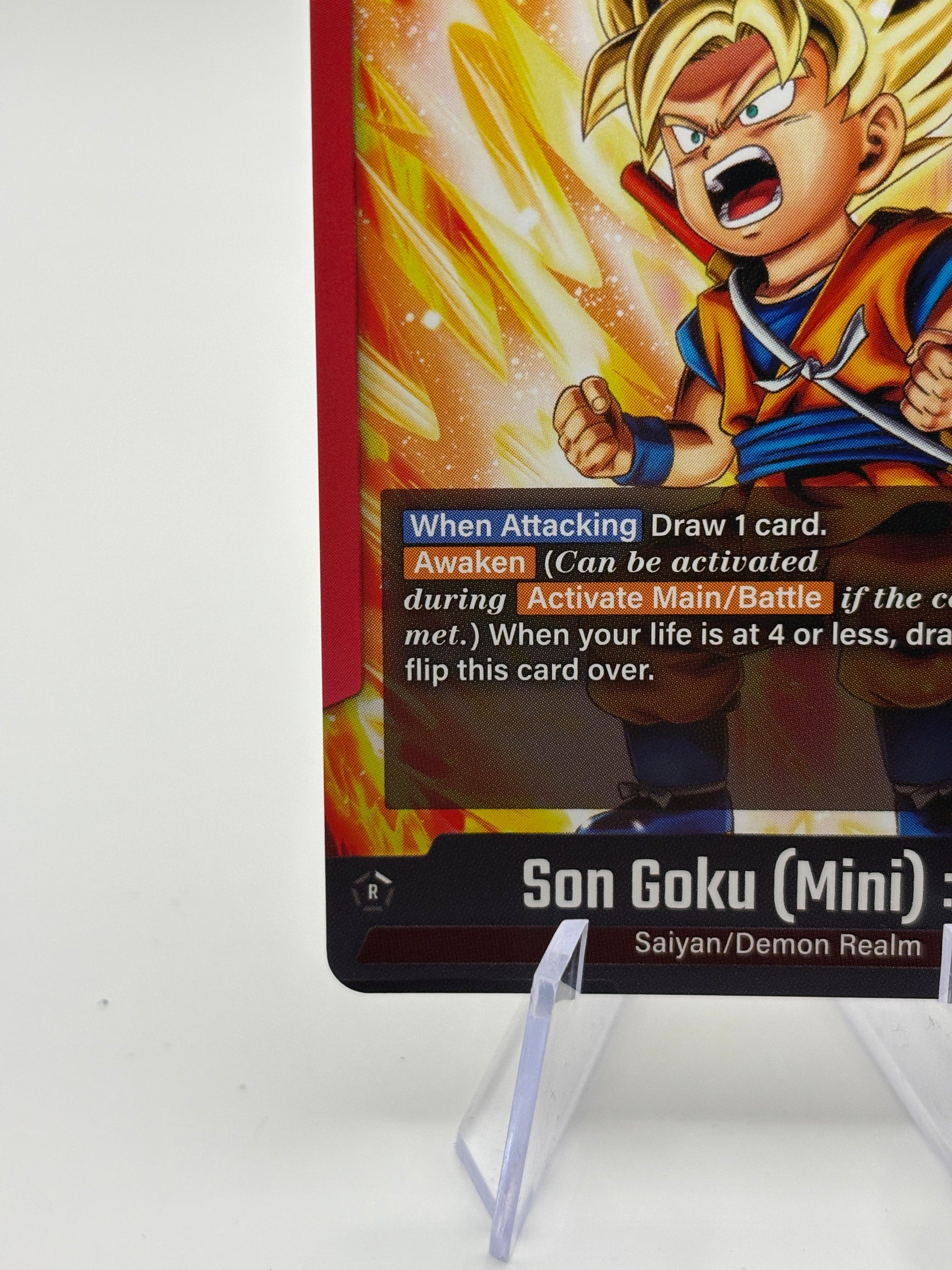 Dragon Ball Super Fusion World - Son Goku (Mini) : DA FB05-001 Leader Alt Art FRENLY BRICKS - Open 7 Days