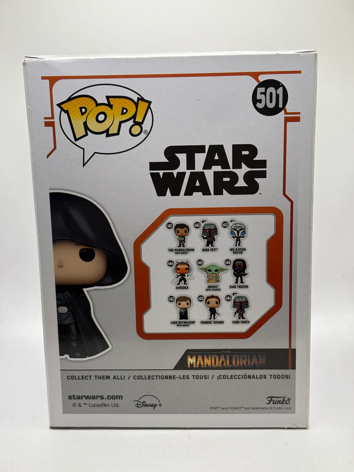 Funko Pop! Star Wars Luke Skywalker #501 Glow In The Dark GITD Special Edition image 3