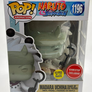 Funko POP! Naruto Shippuden #1196 Madara Uchiha Glow Gamestop Exclusive FRENLY BRICKS - Open 7 Days