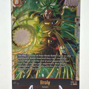 Dragon Ball Super Fusion World - Broly FB08-122 SCR NM FRENLY BRICKS - Open 7 Days