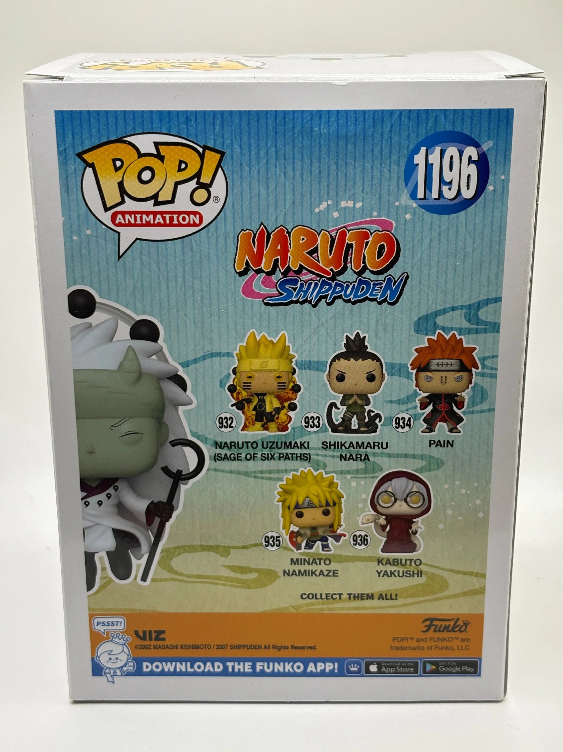 Funko POP! Naruto Shippuden #1196 Madara Uchiha Glow Gamestop Exclusive FRENLY BRICKS - Open 7 Days