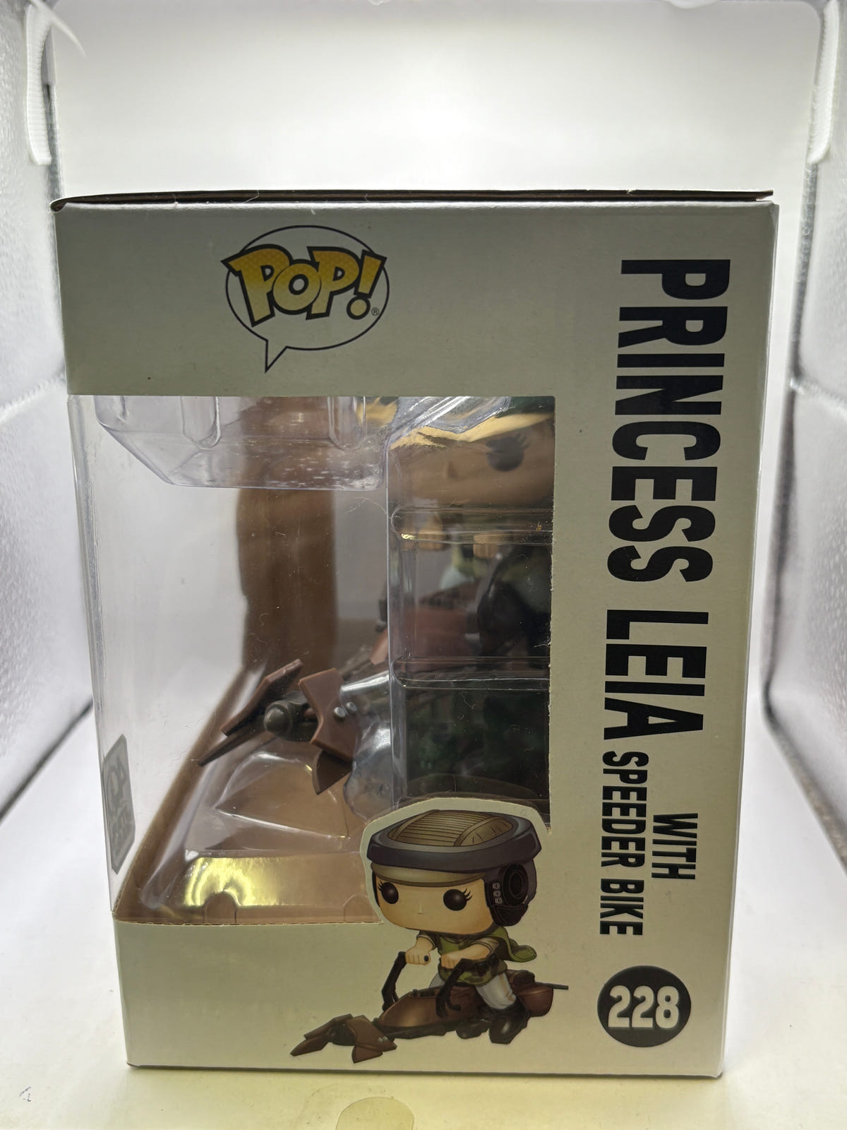 Funko POP! Star Wars #228 Princess Leia with Speeder Bike Vinyl Bobble-Head image 2