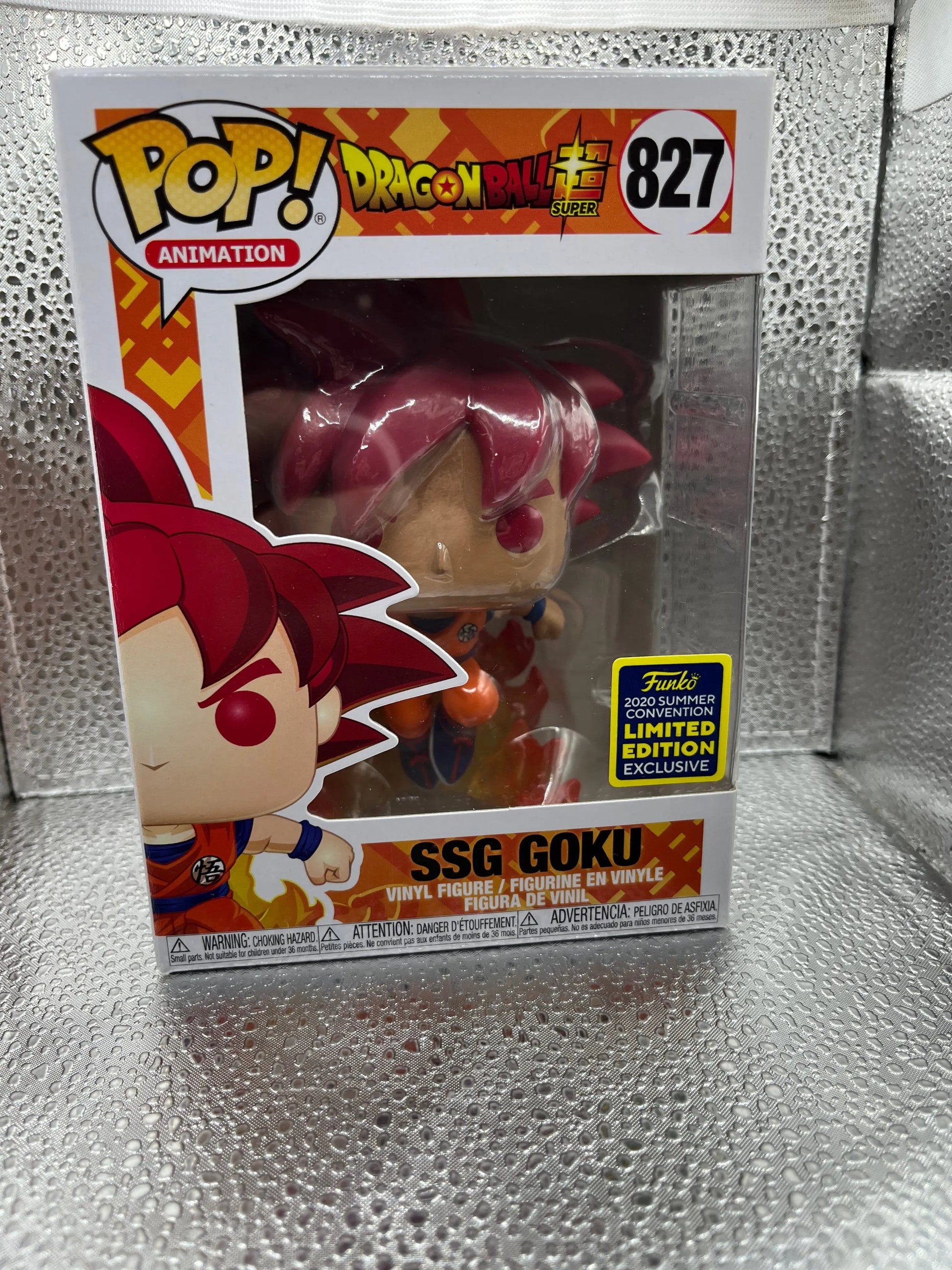 Funko Pop! Dragon Ball Z #827 SSG Goku RARE 2020 Summer Convention FRENLY BRICKS - Open 7 Days