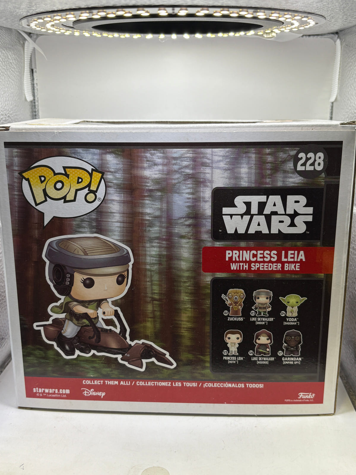 Funko POP! Star Wars #228 Princess Leia with Speeder Bike Vinyl Bobble-Head image 3