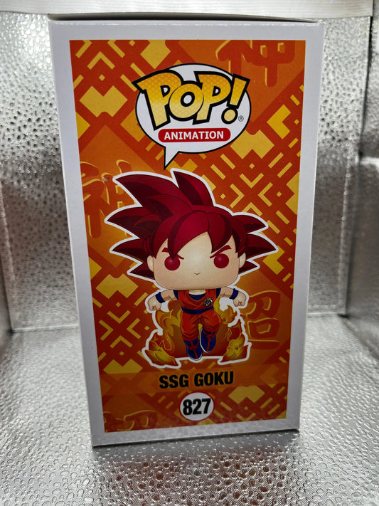 Funko Pop! Dragon Ball Z #827 SSG Goku RARE 2020 Summer Convention FRENLY BRICKS - Open 7 Days