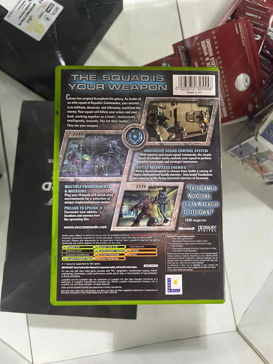 Star Wars: Republic Commando (Microsoft Xbox, 2005) w/manual FRENLY BRICKS - Open 7 Days