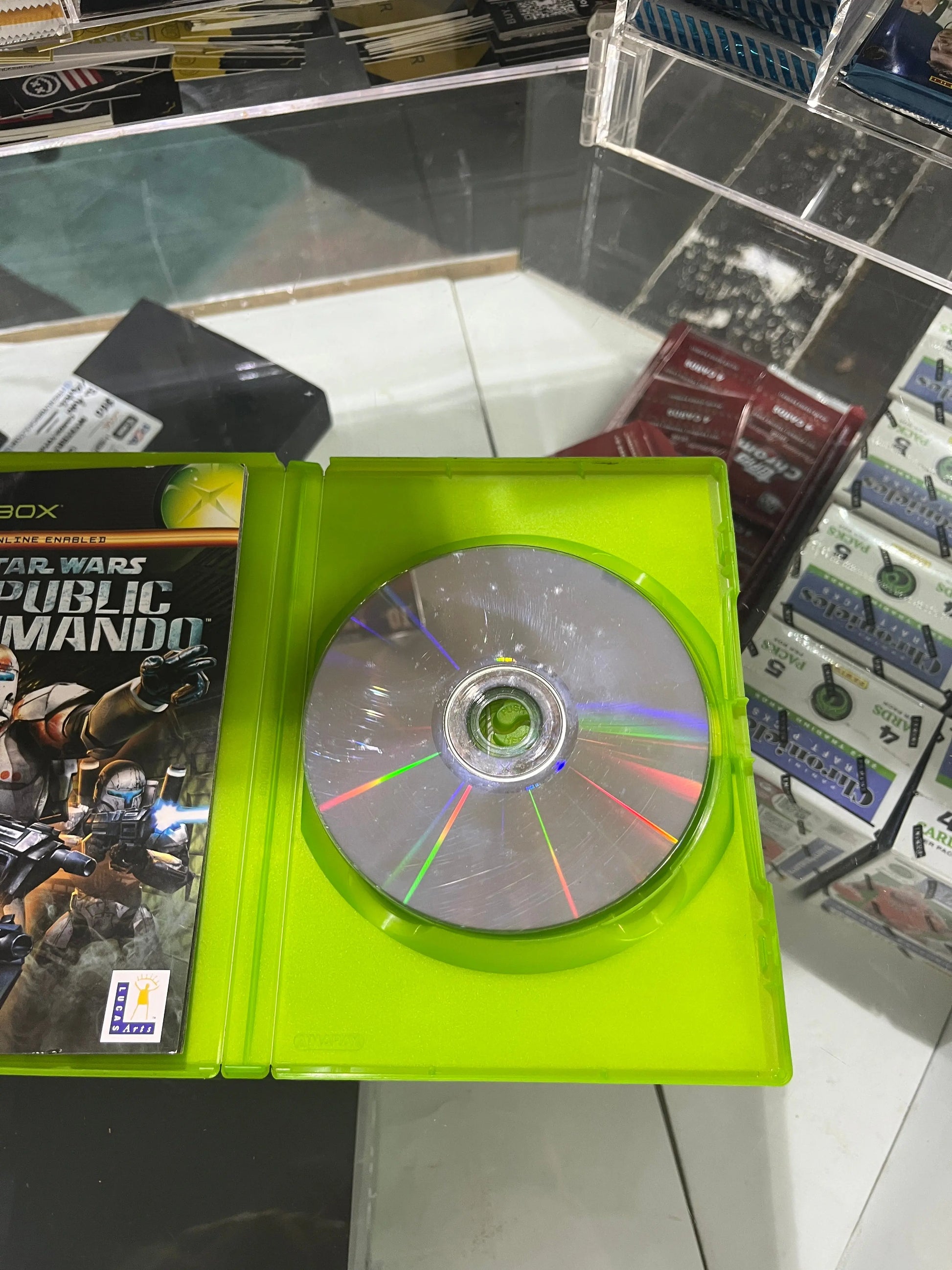 Star Wars: Republic Commando (Microsoft Xbox, 2005) w/manual FRENLY BRICKS - Open 7 Days