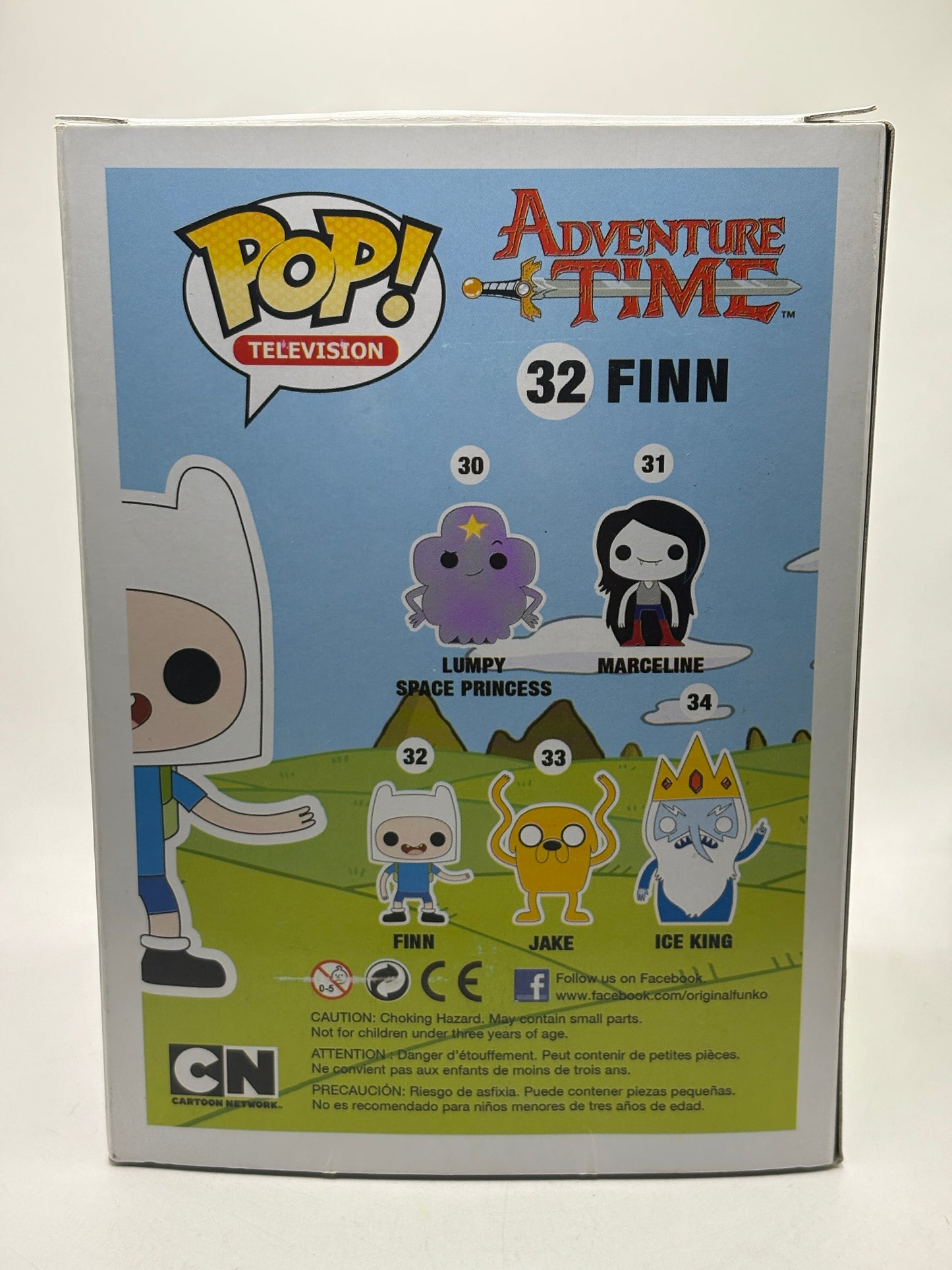 Funko POP! Television Adventure Time #32 Finn 2013 *NO MOULD* FRENLY BRICKS - Open 7 Days