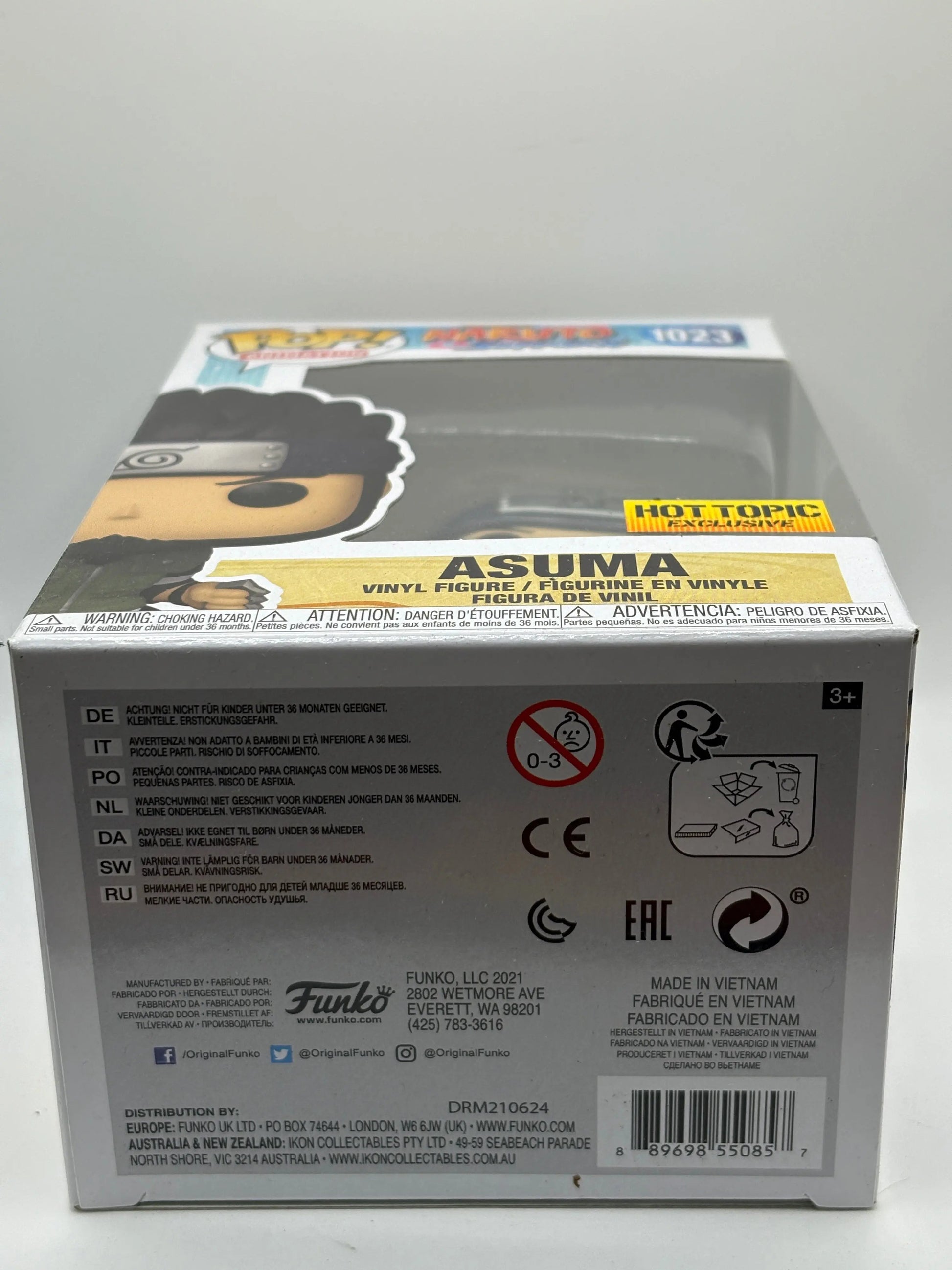 Funko POP! Animation Naruto Shippuden #1023 Asuma Hot Topic Exclusive FRENLY BRICKS - Open 7 Days