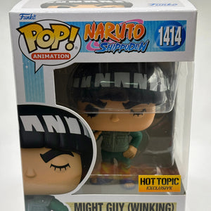 Funko POP! Naruto Shippuden #1414 Might Guy Winking Hot Topic Exclusive FRENLY BRICKS - Open 7 Days