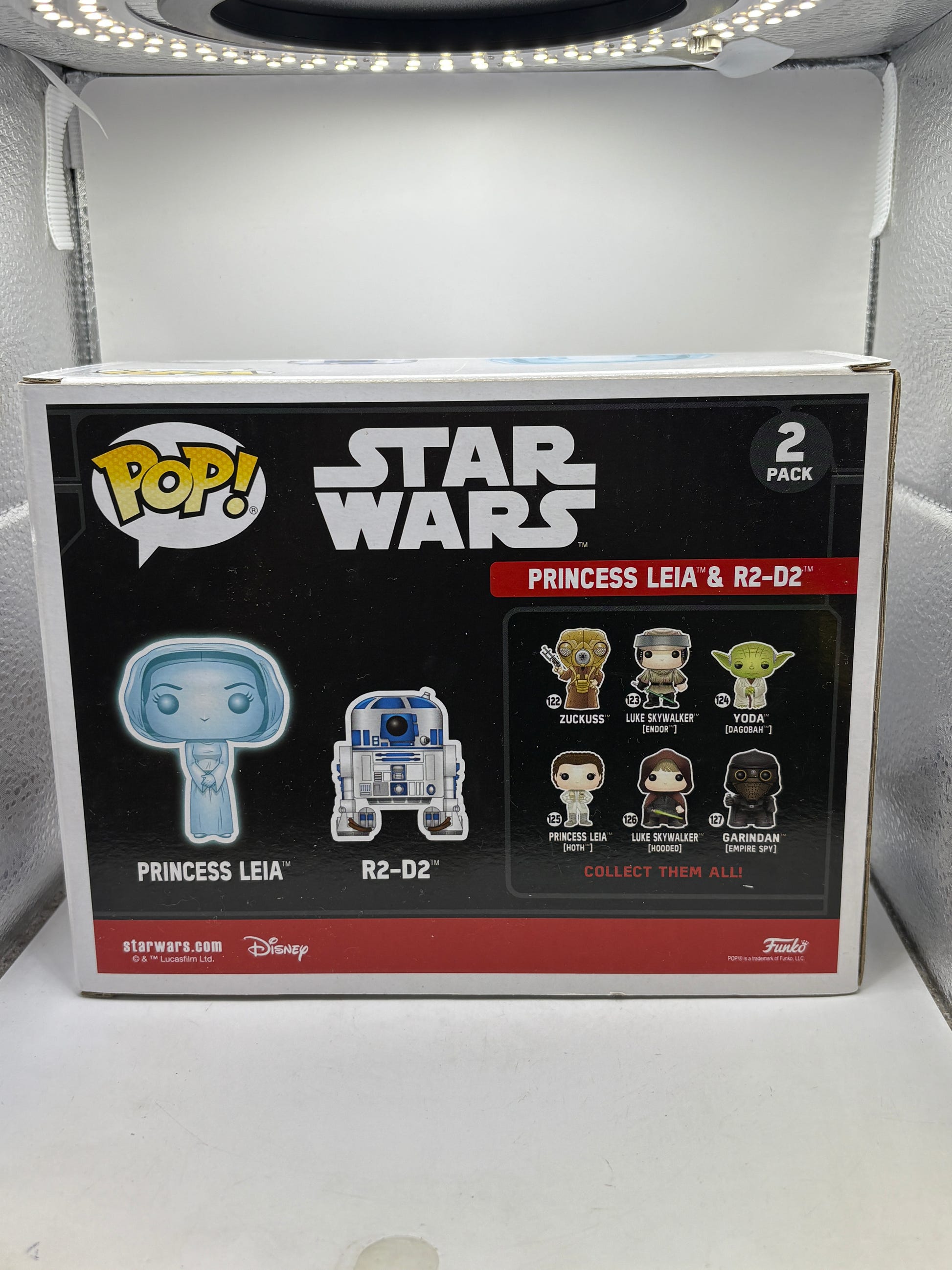 Funko POP! Princess Leia & R2-D2 2 Pack 2017 Summer Convention image 4